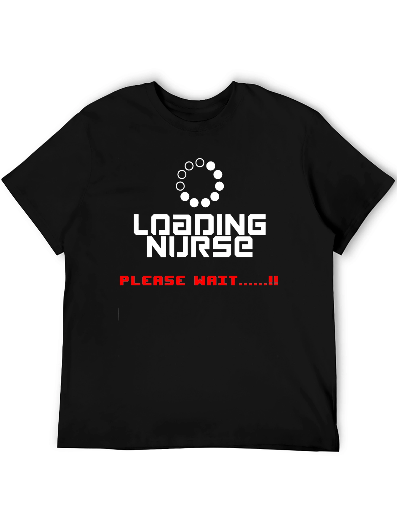 Loading Nurse Graphic Tee - Black