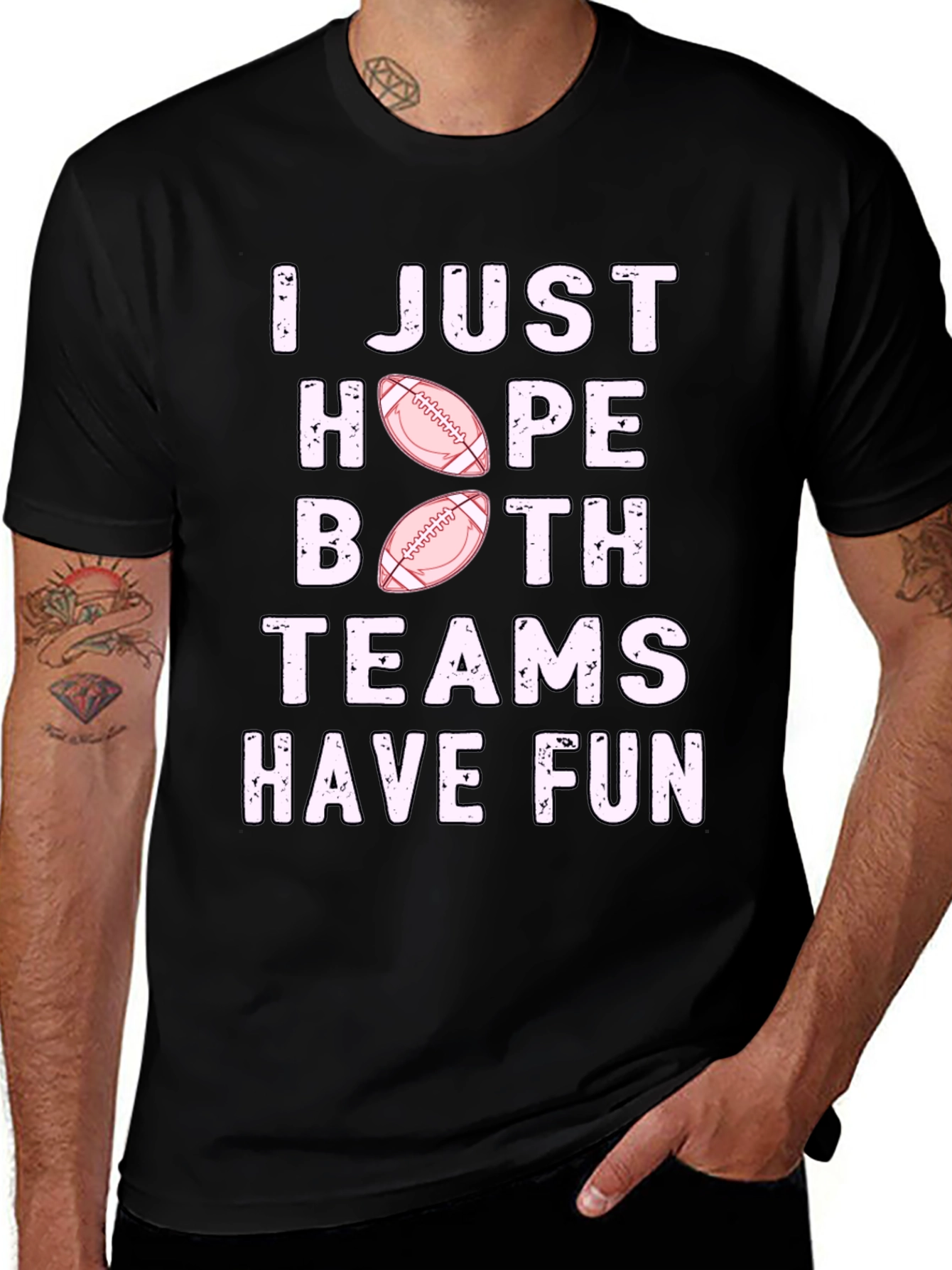 I Just Hope Both Teams Have Fun Football T-Shirt