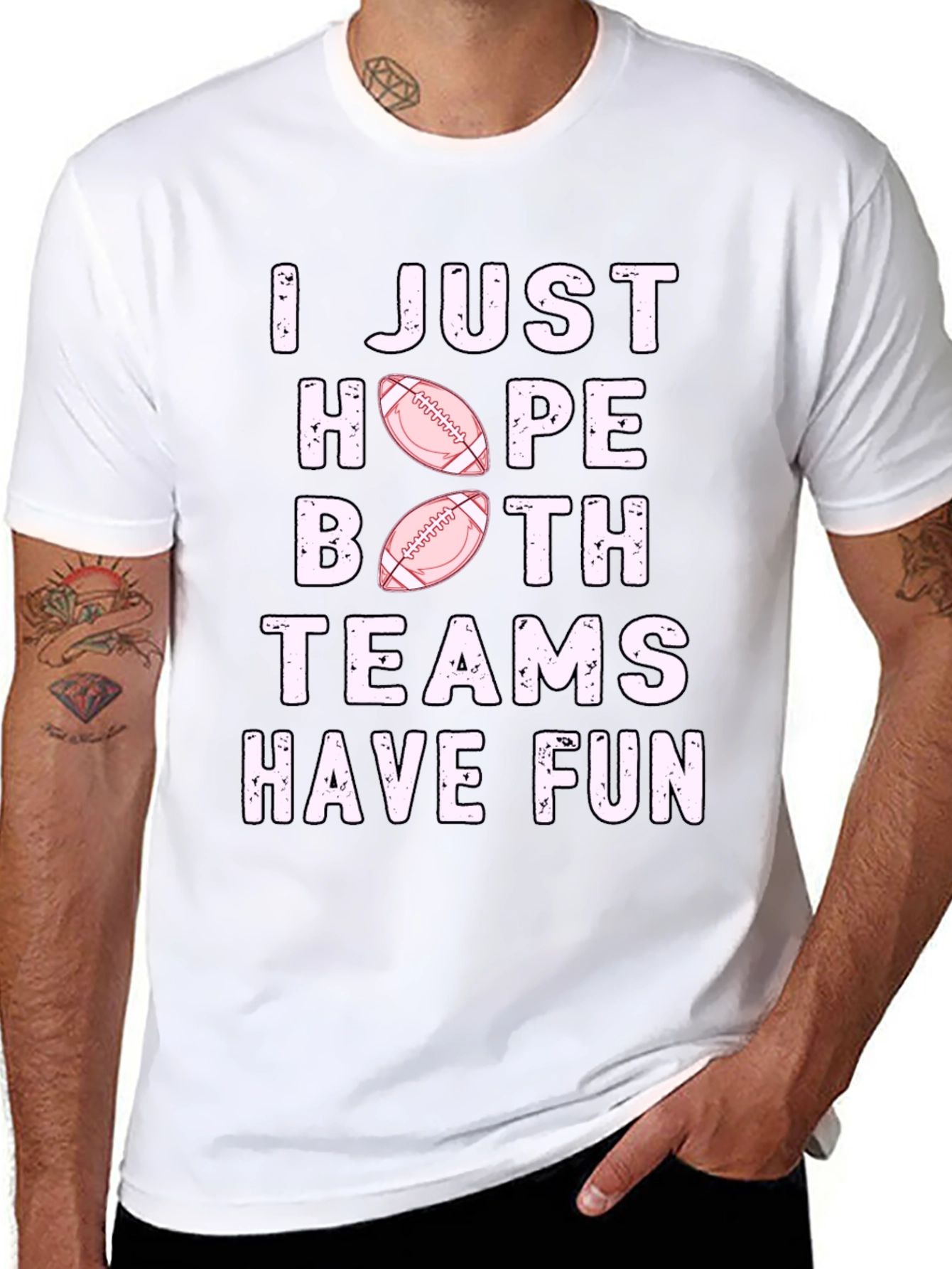 I Just Hope Both Teams Have Fun Football T-Shirt
