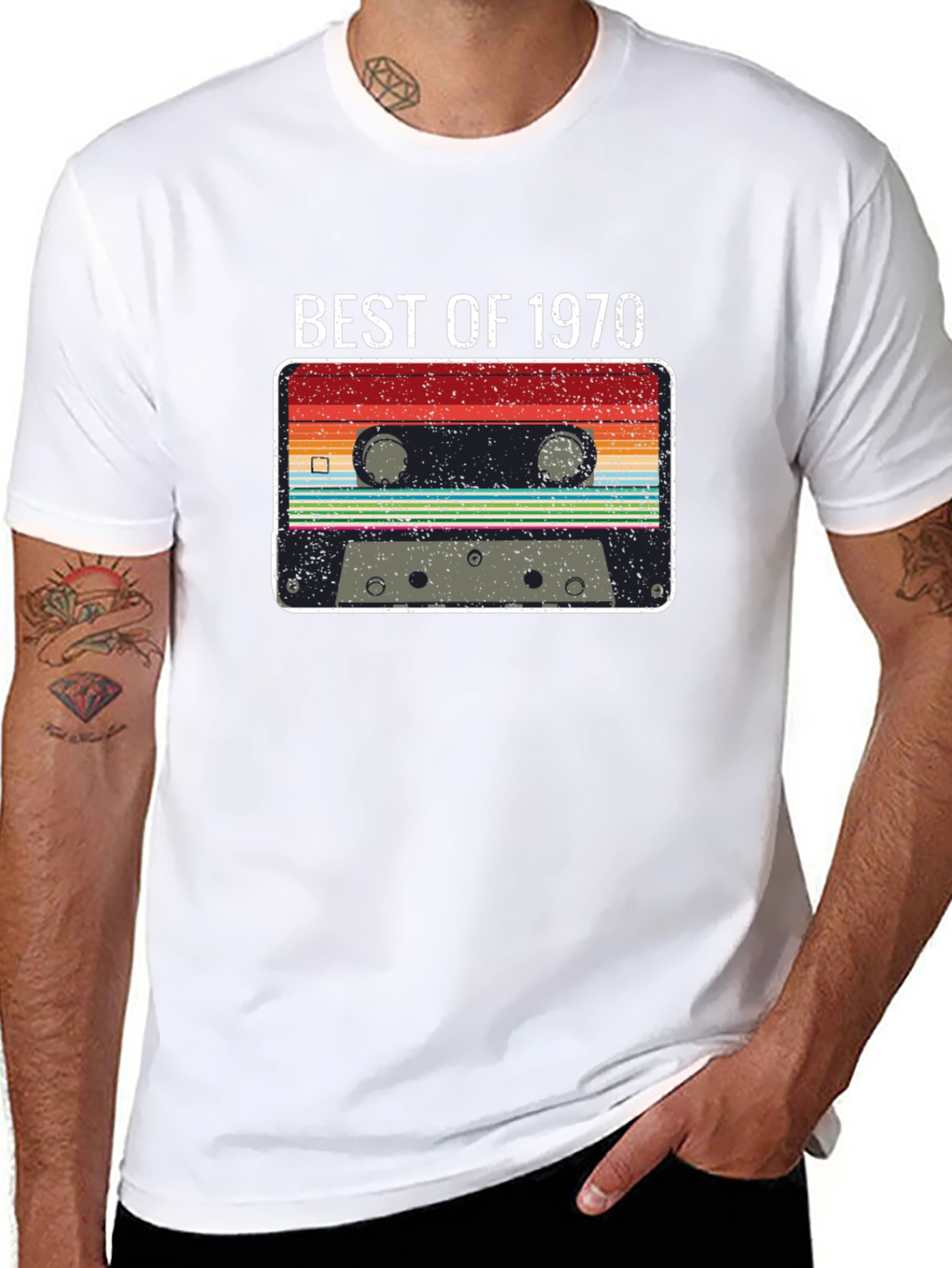 Best of 1970 Cassette Tape Graphic T-Shirt