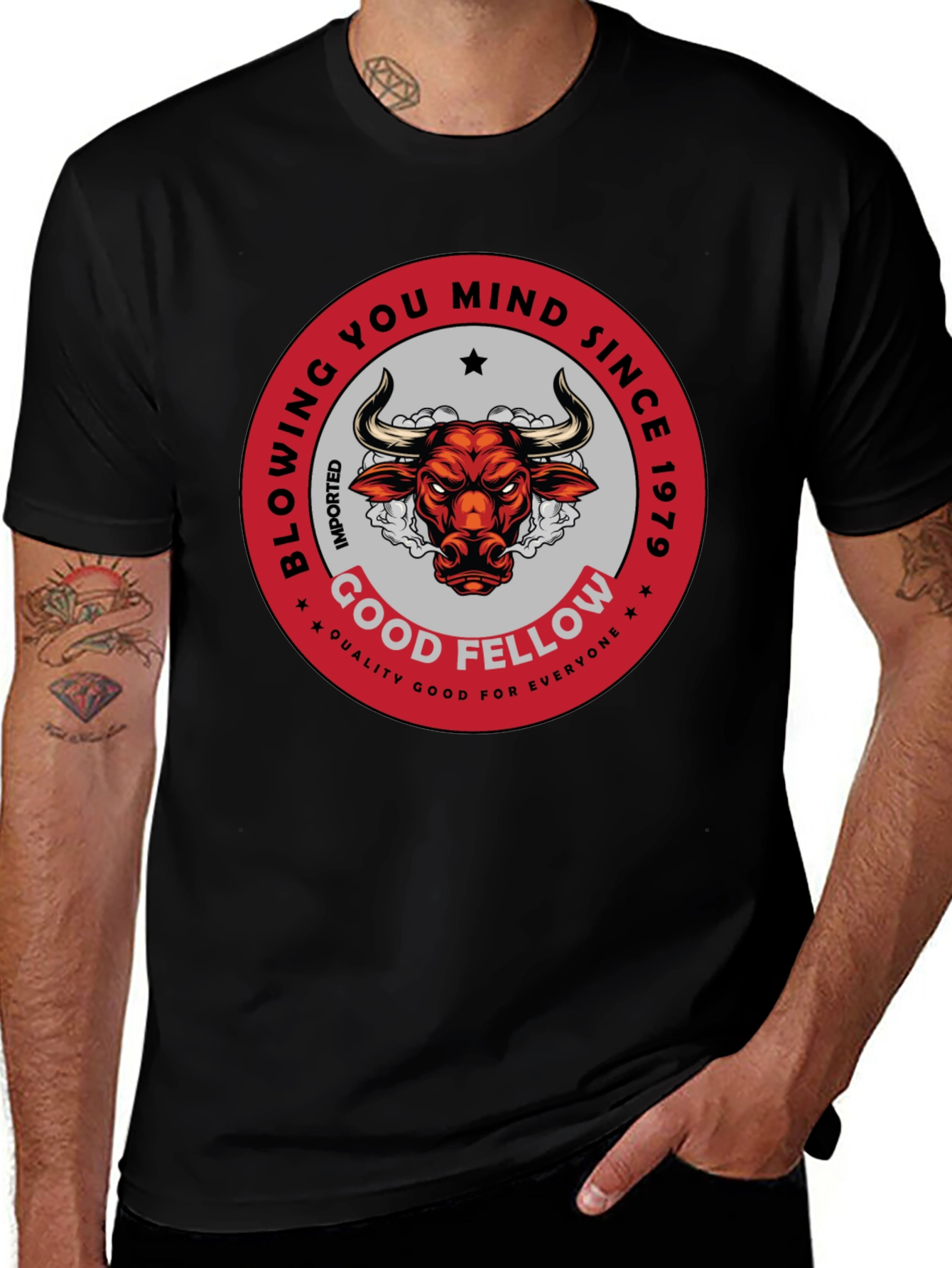 Good Fellow Bull T-Shirt - Blow Your Mind