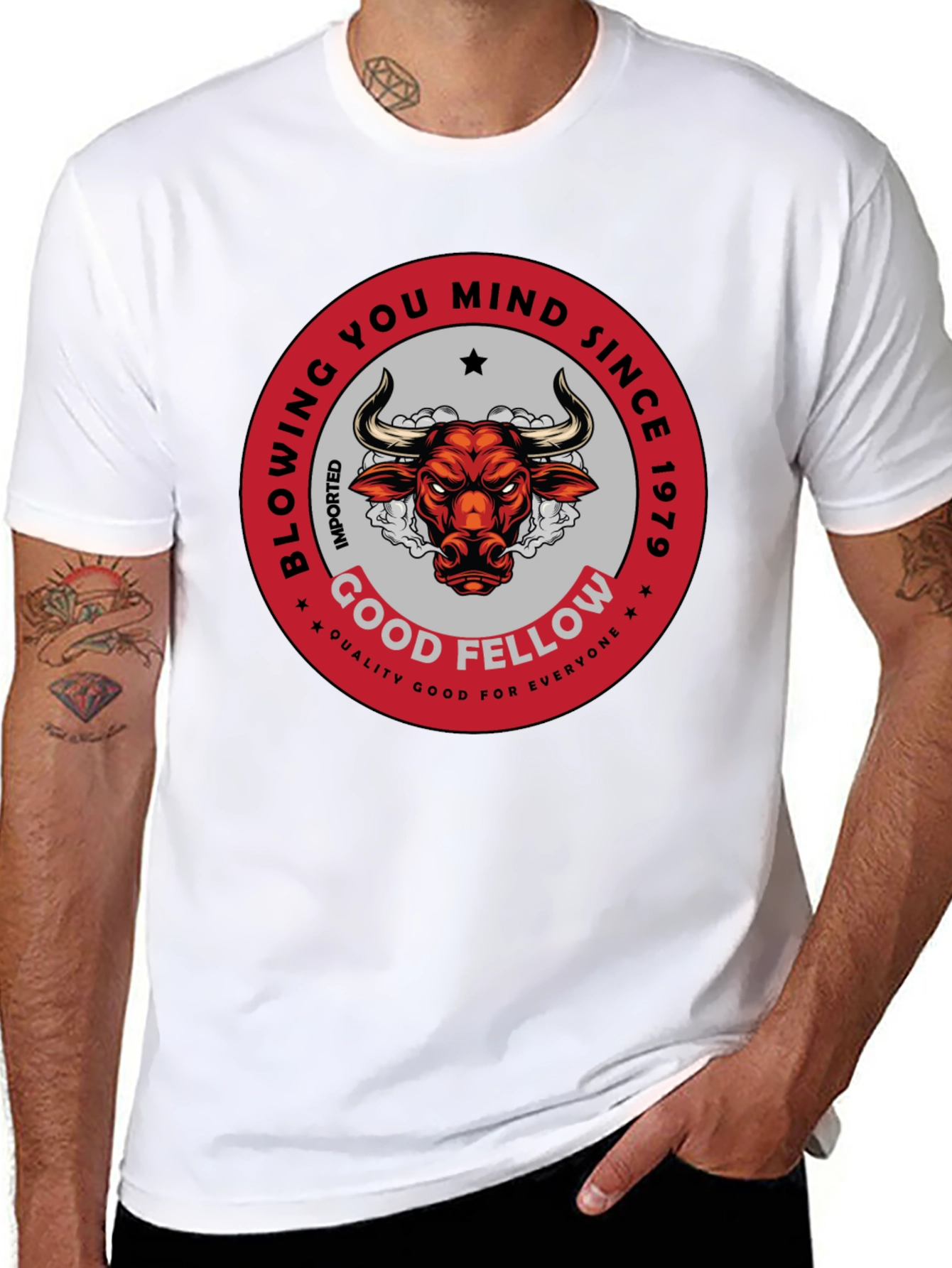 Good Fellow Bull T-Shirt - Blow Your Mind