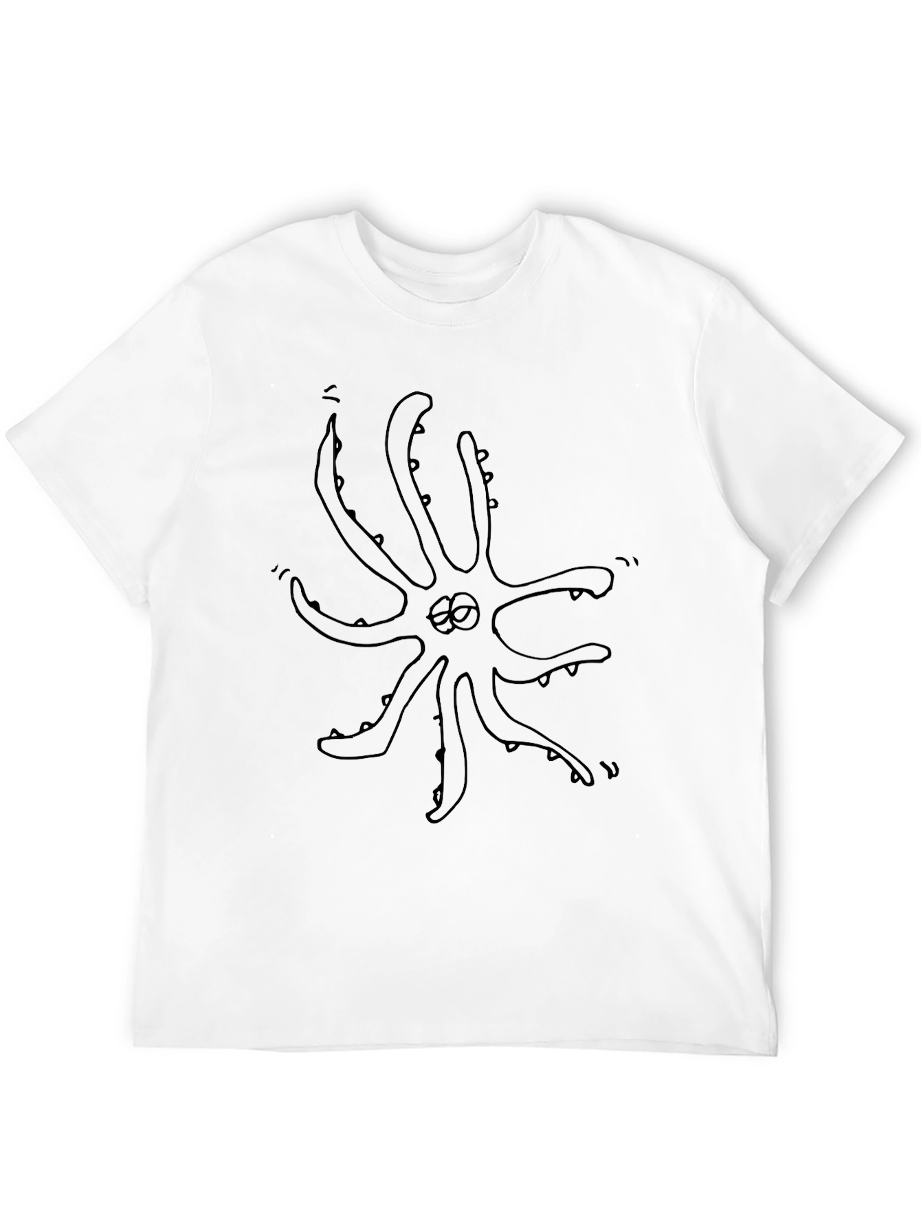 Octopus Graphic Black T-Shirt
