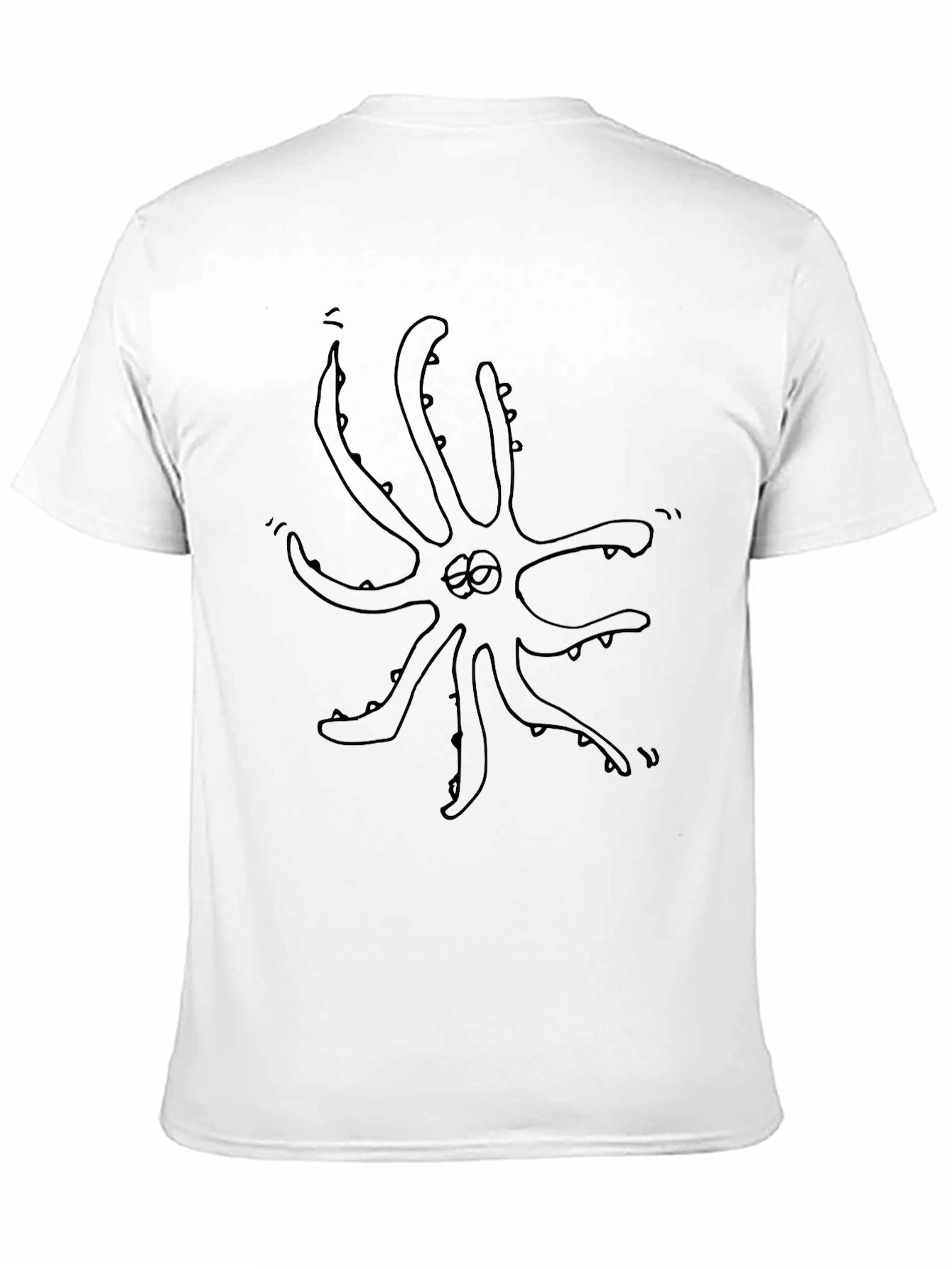Octopus Graphic Black T-Shirt