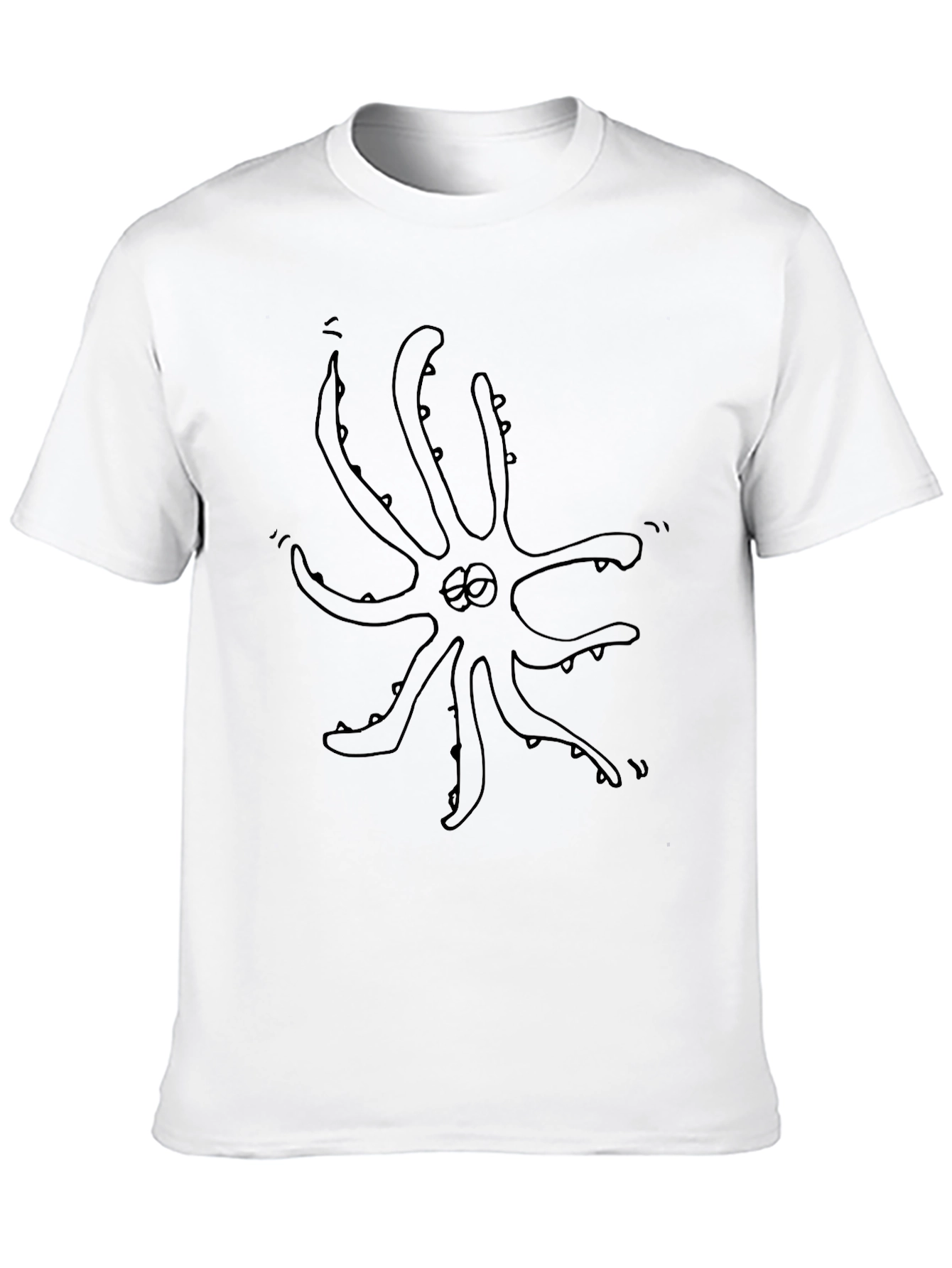 Octopus Graphic Black T-Shirt