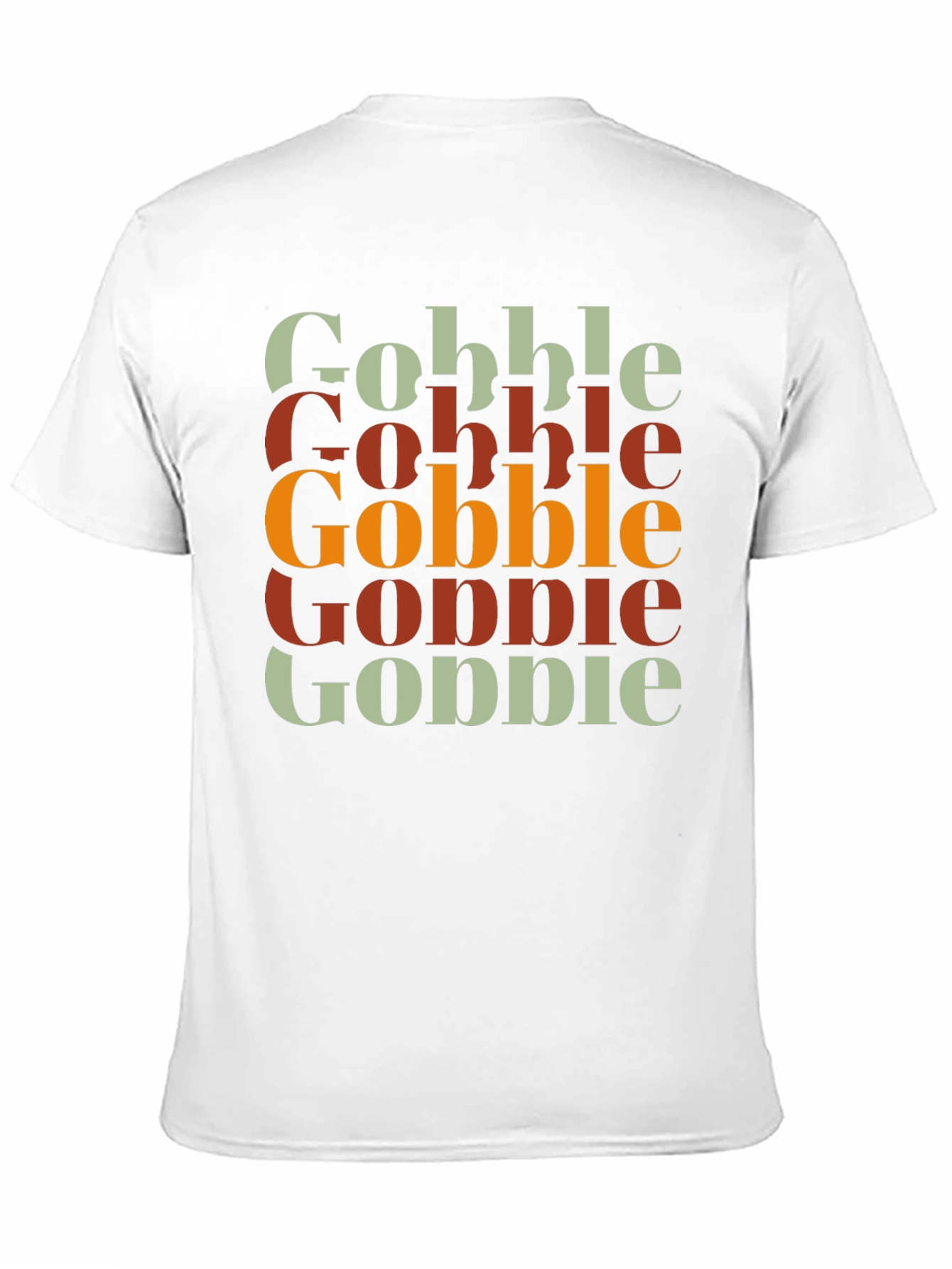Gobble Thanksgiving T-Shirt - Festive Fall Apparel