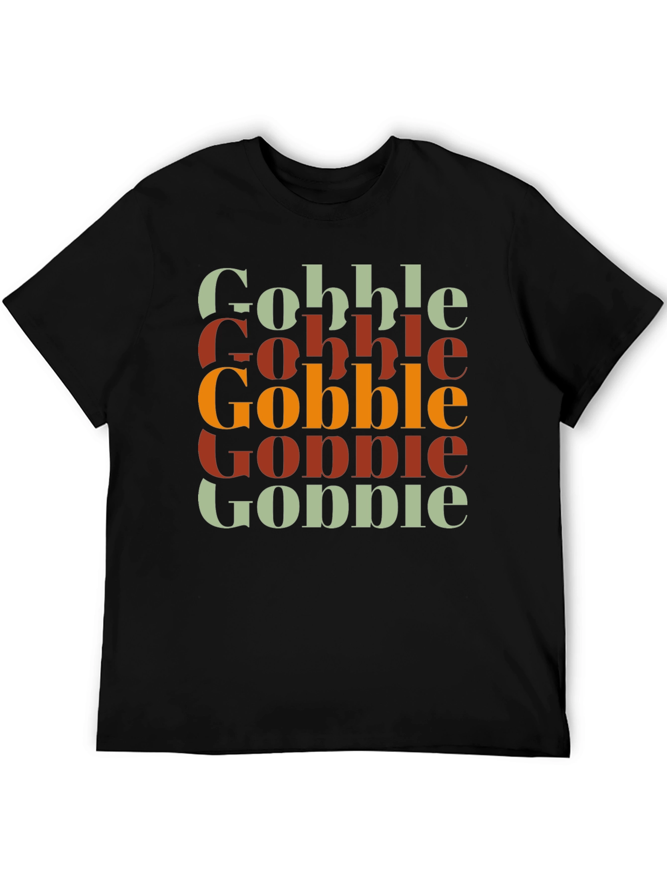 Gobble Thanksgiving T-Shirt - Festive Fall Apparel