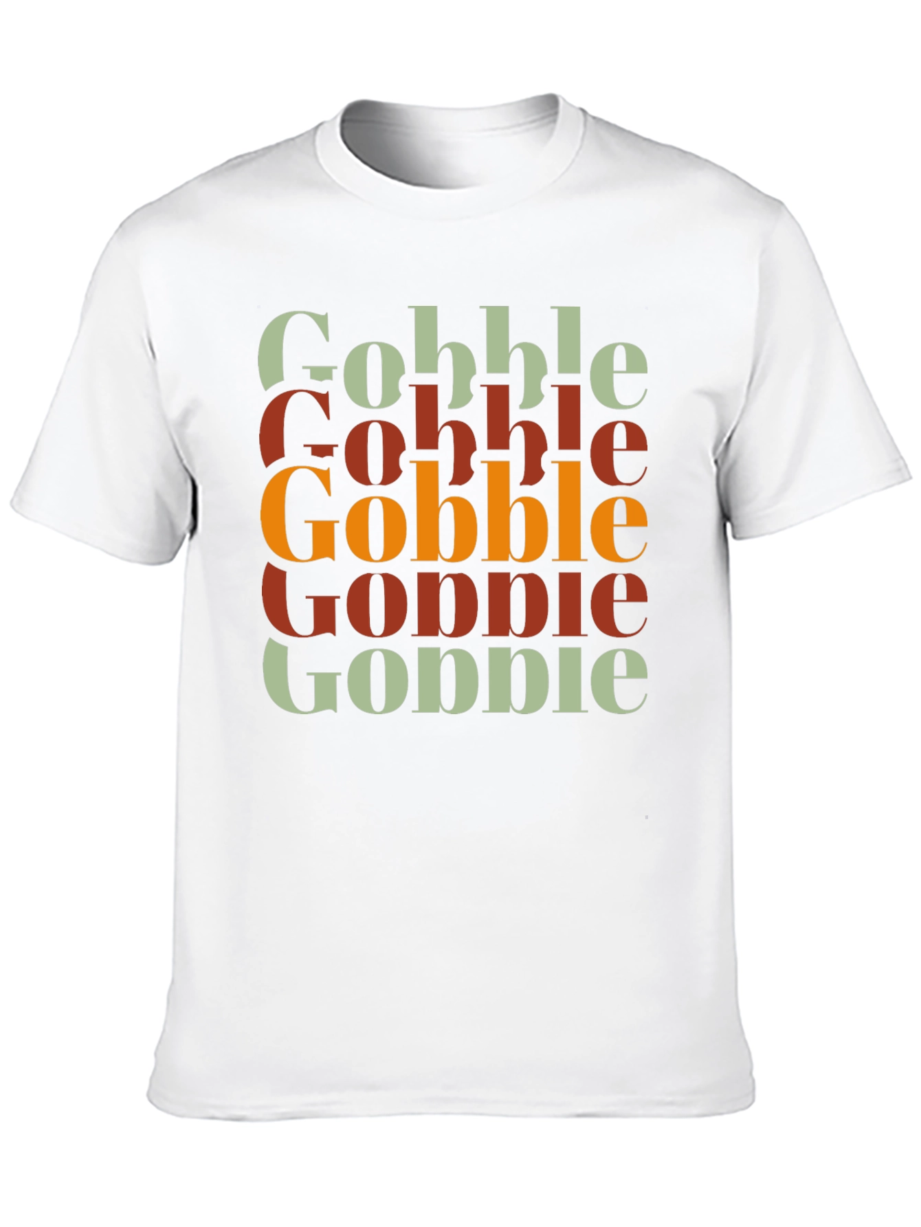 Gobble Thanksgiving T-Shirt - Festive Fall Apparel