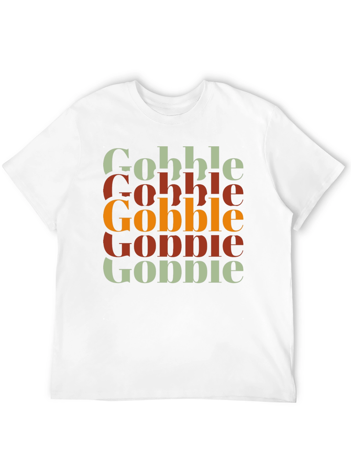Gobble Thanksgiving T-Shirt - Festive Fall Apparel