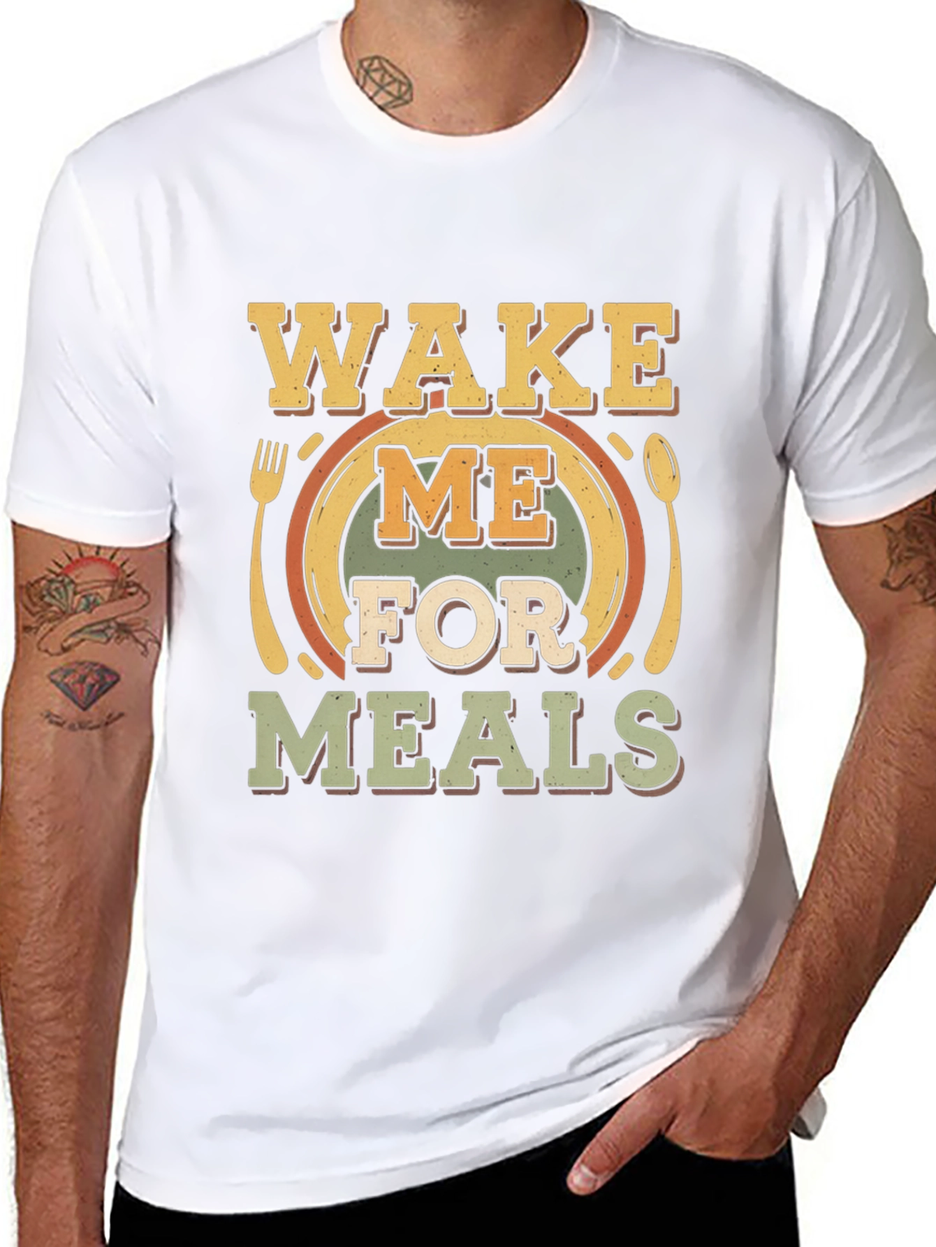 Wake Me For Meals Graphic Tee