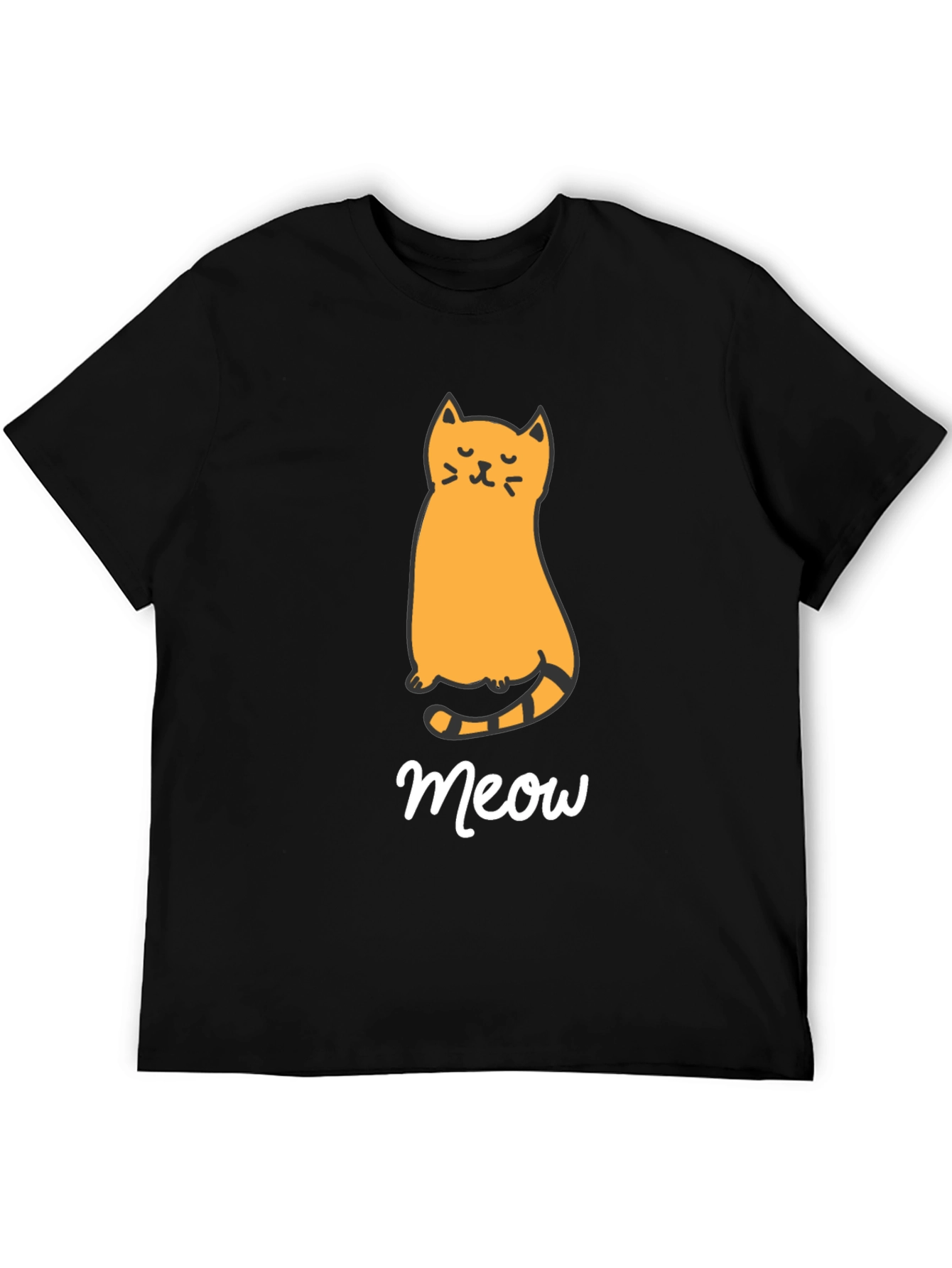 Cute Cat Meow Graphic T-Shirt