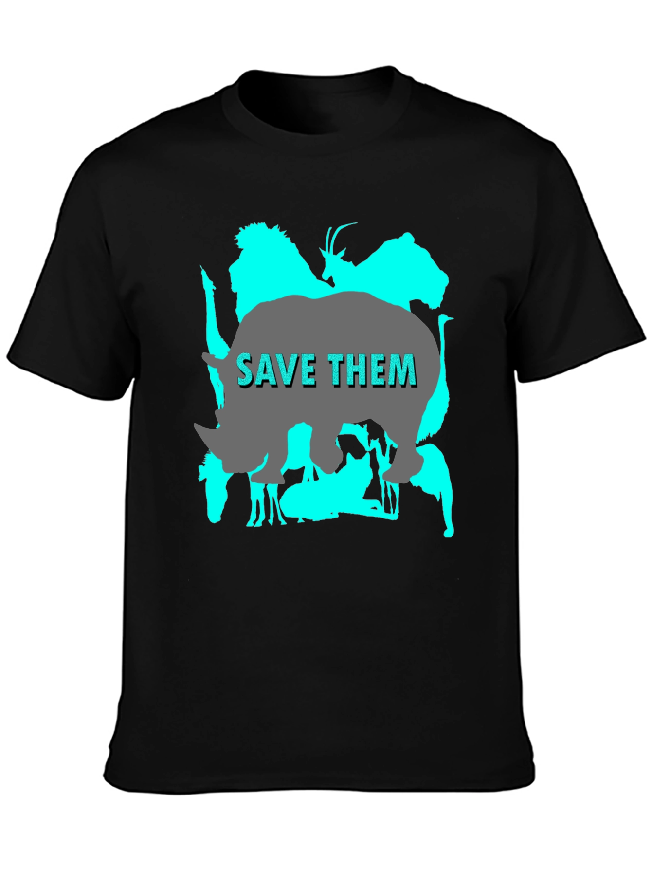 Save Them T-Shirt - Wildlife Conservation Tee
