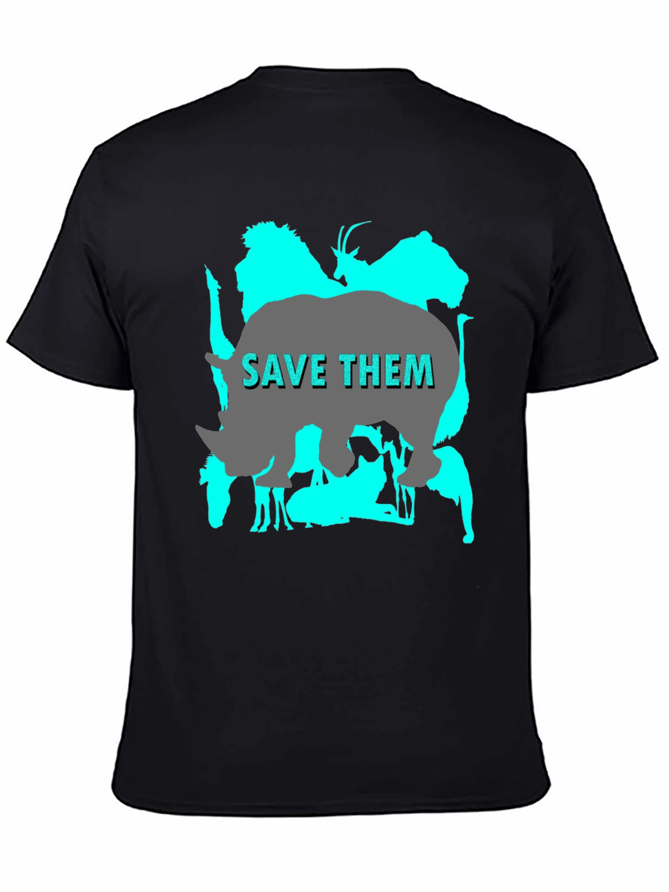 Save Them T-Shirt - Wildlife Conservation Tee