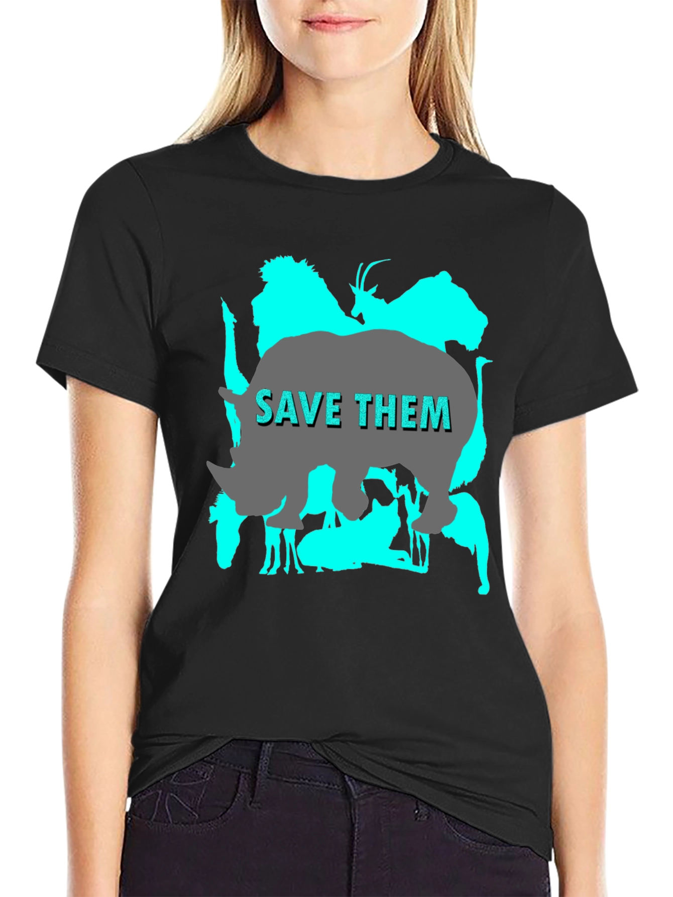 Save Them T-Shirt - Wildlife Conservation Tee