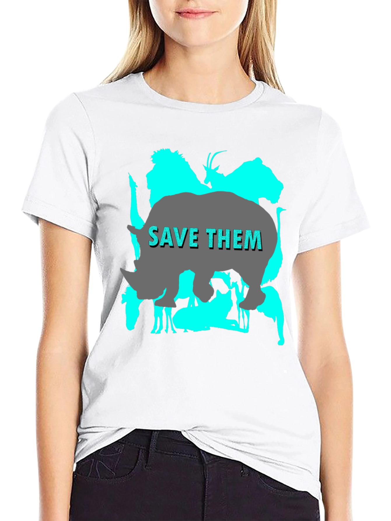 Save Them T-Shirt - Wildlife Conservation Tee