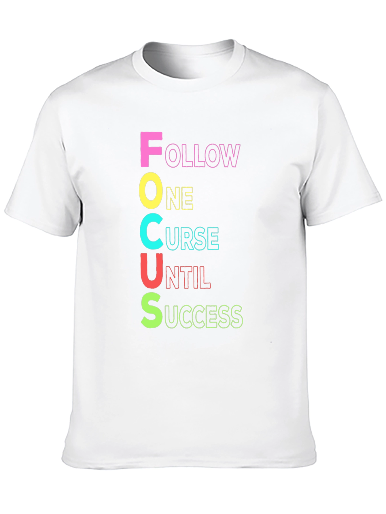 FOCUS Black Graphic Tee - Follow Your Dreams Shirt