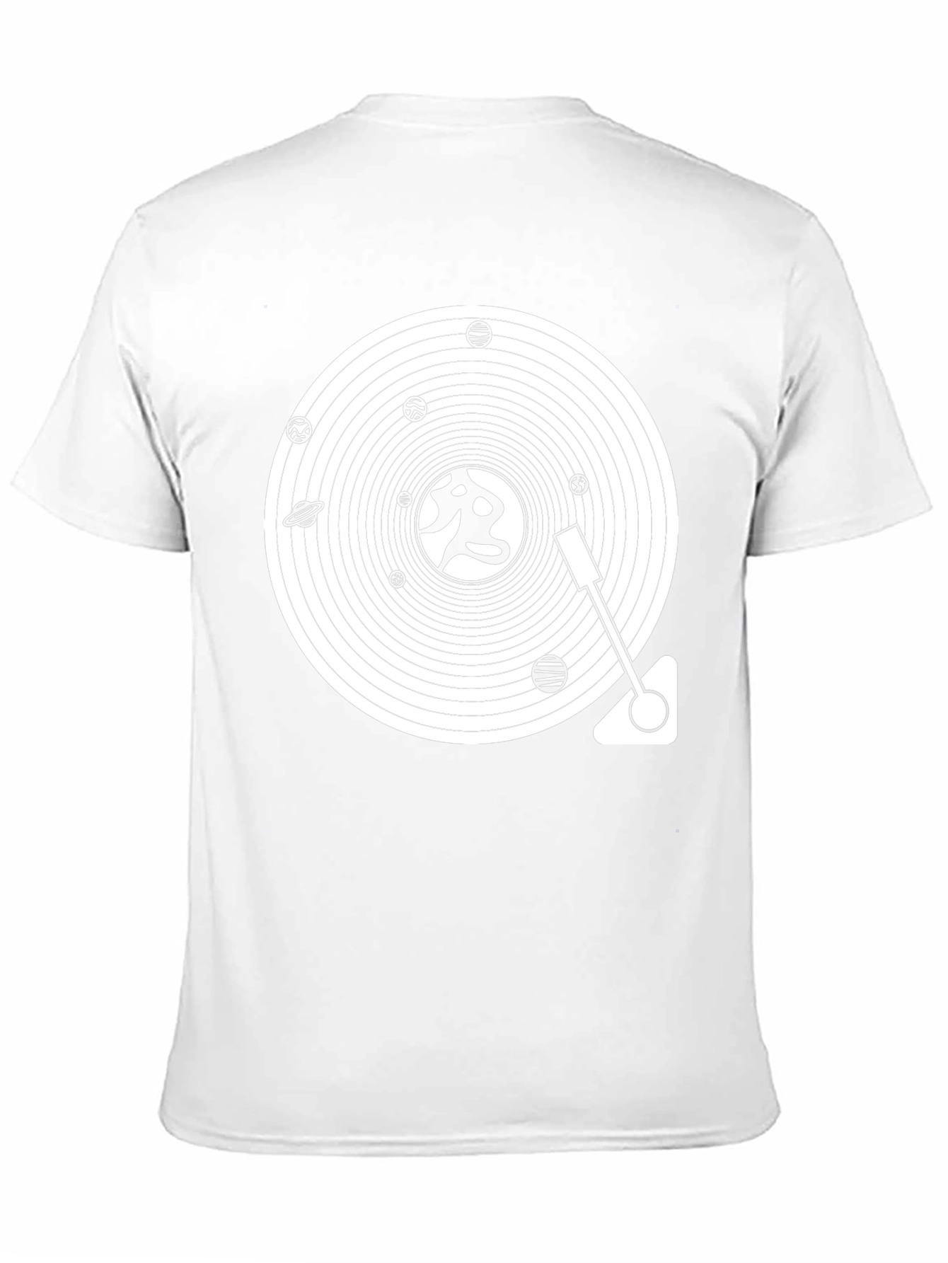Planetary Turntable Black T-Shirt