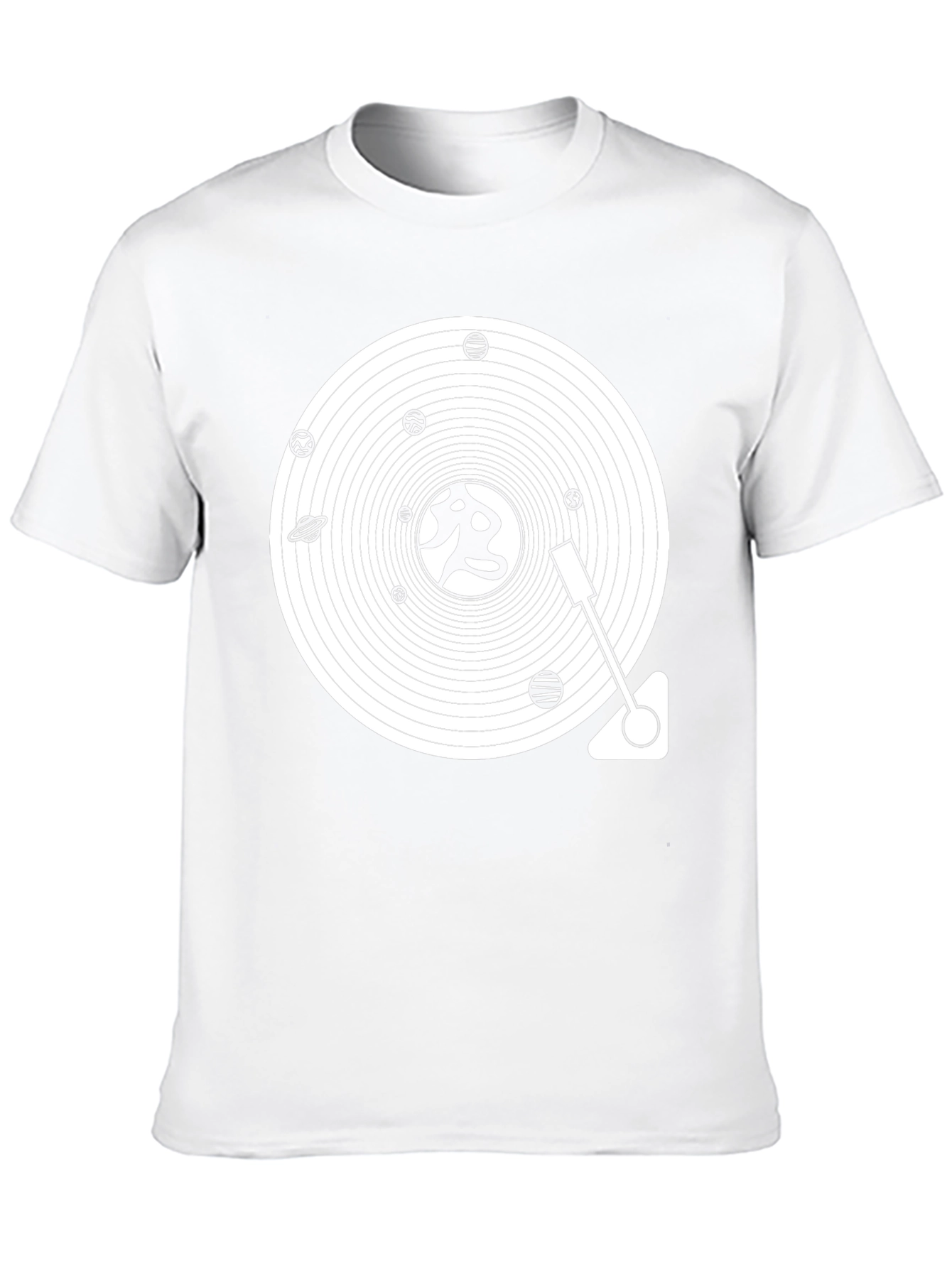 Planetary Turntable Black T-Shirt