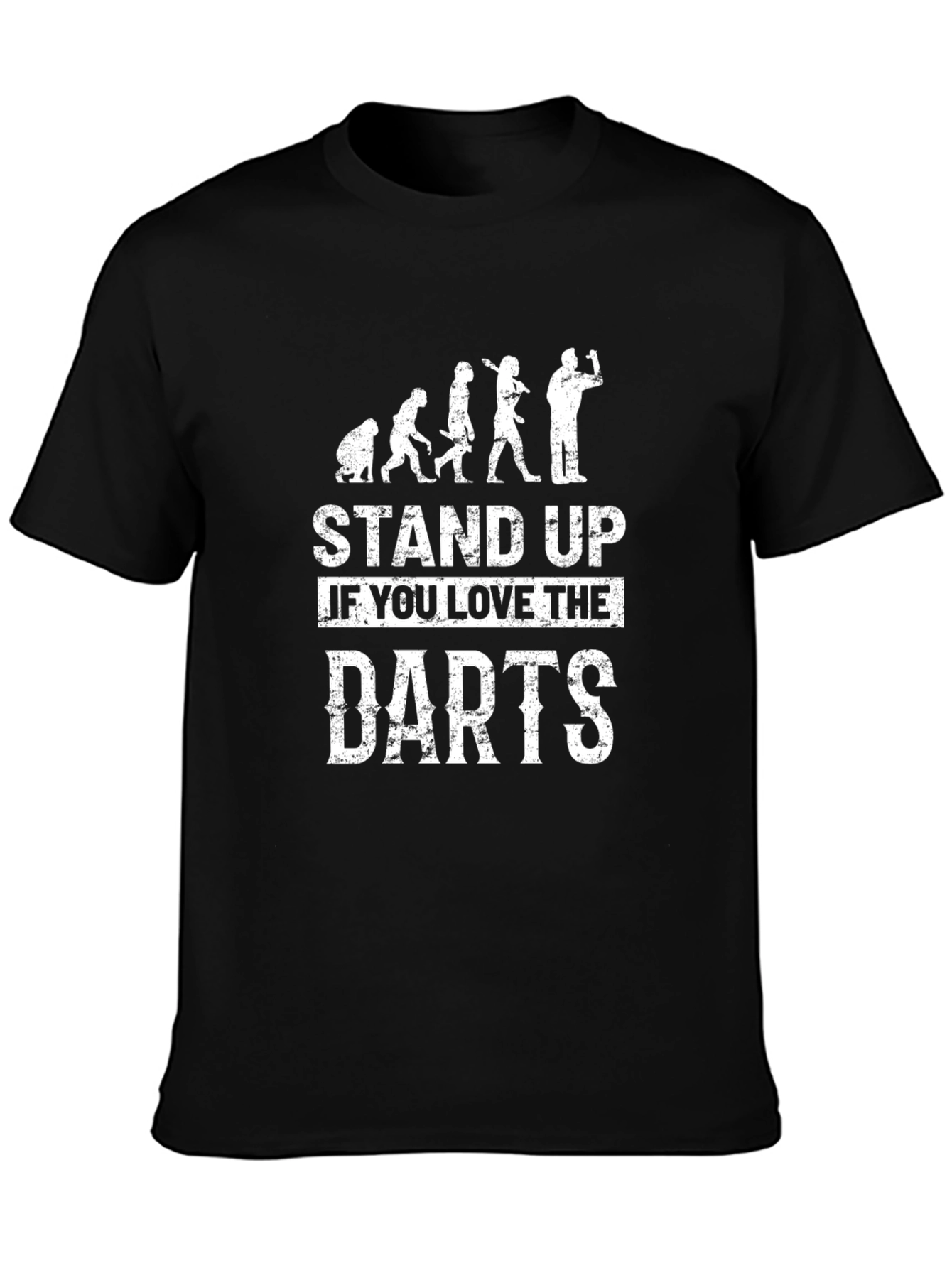 Stand Up If You Love Darts T-Shirt