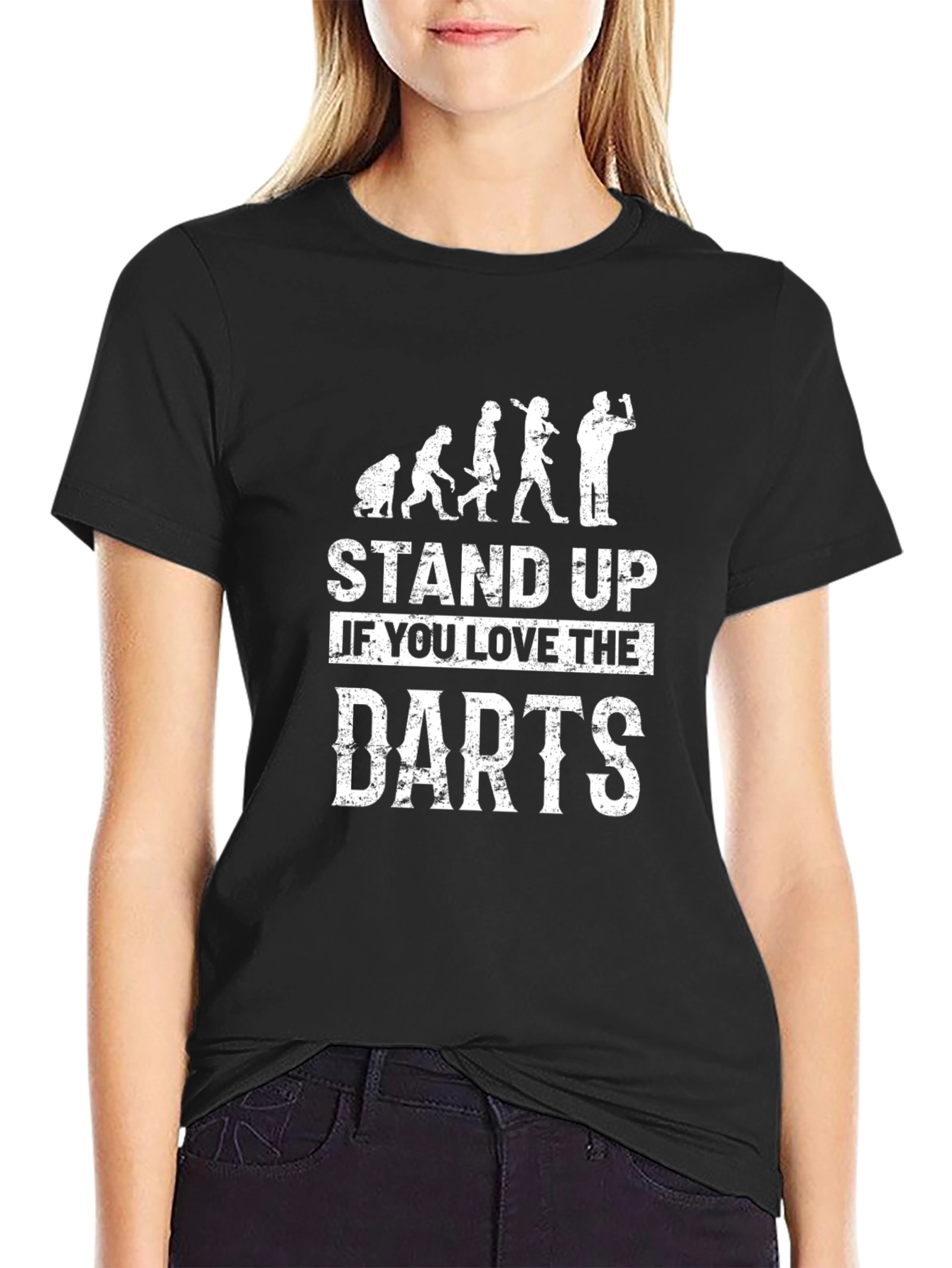 Stand Up If You Love Darts T-Shirt