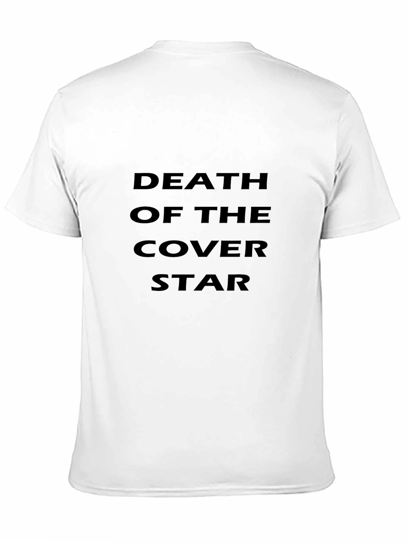 Death of the Cover Star Black Graphic Tee