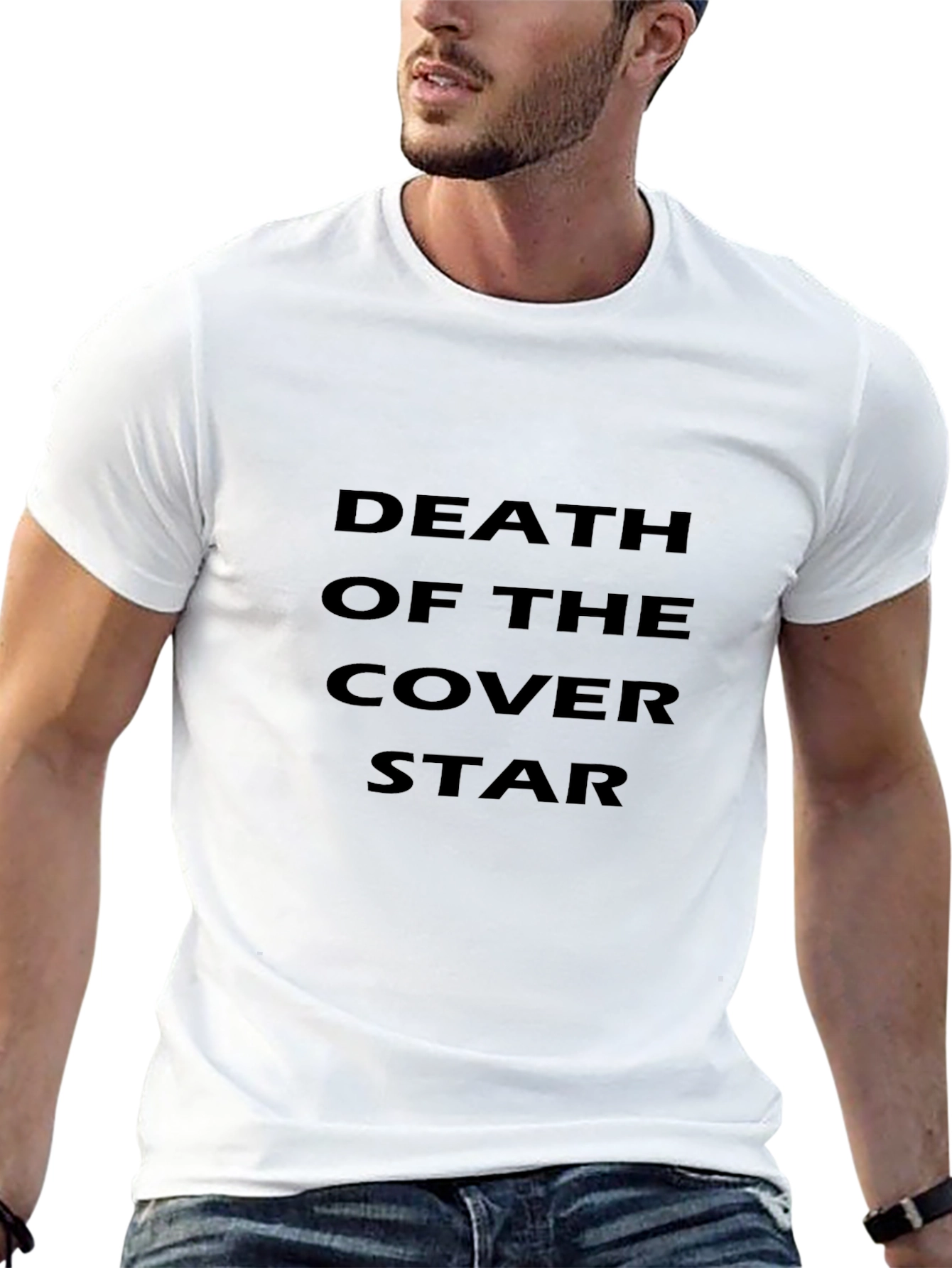 Death of the Cover Star Black Graphic Tee