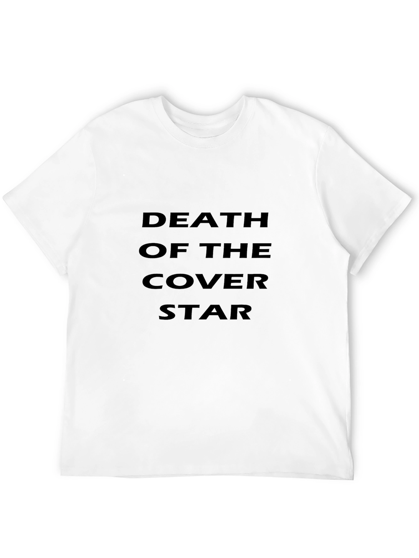 Death of the Cover Star Black Graphic Tee