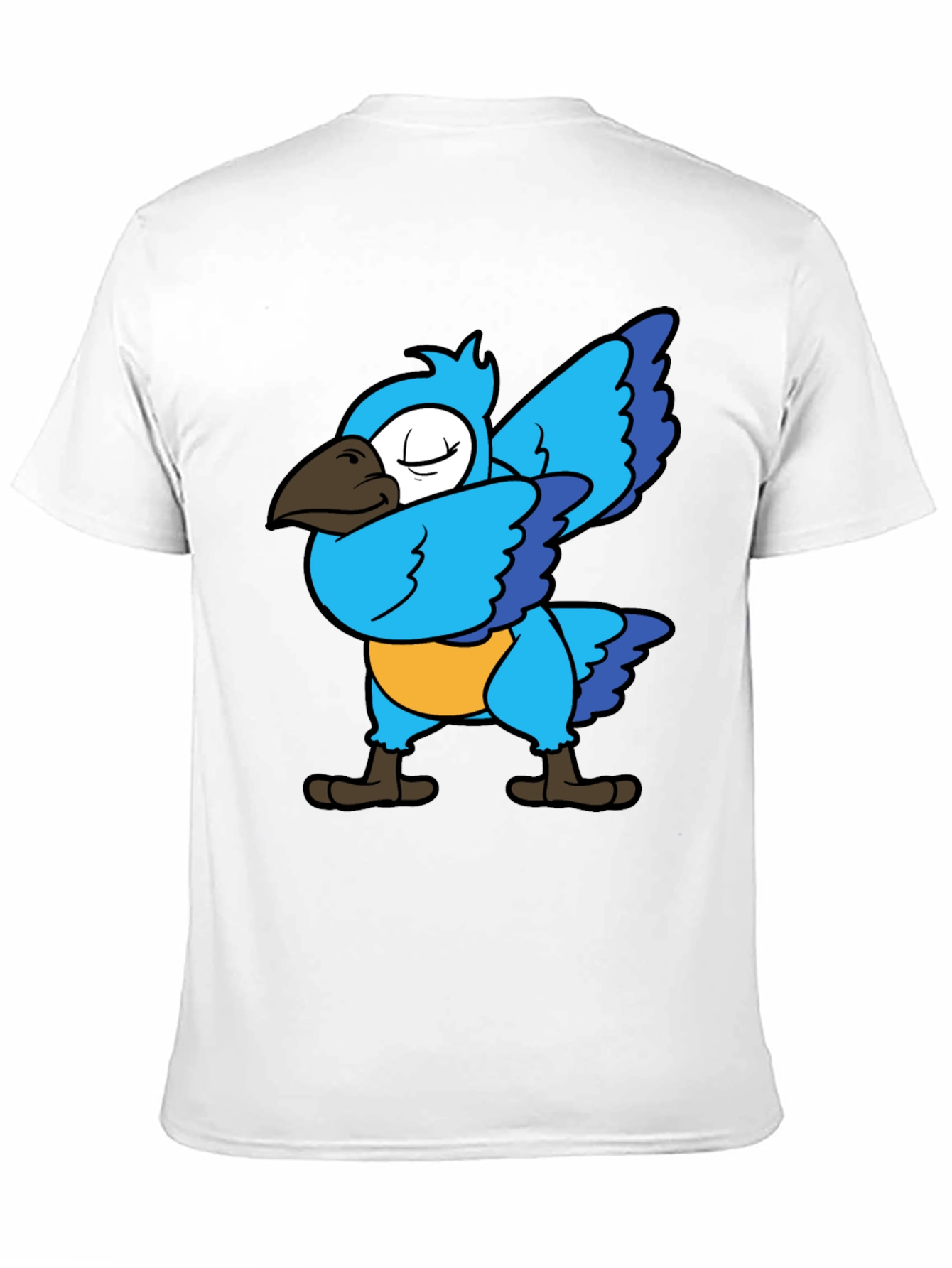 Dabbing Parrot T-Shirt - Blue Bird Dance Tee