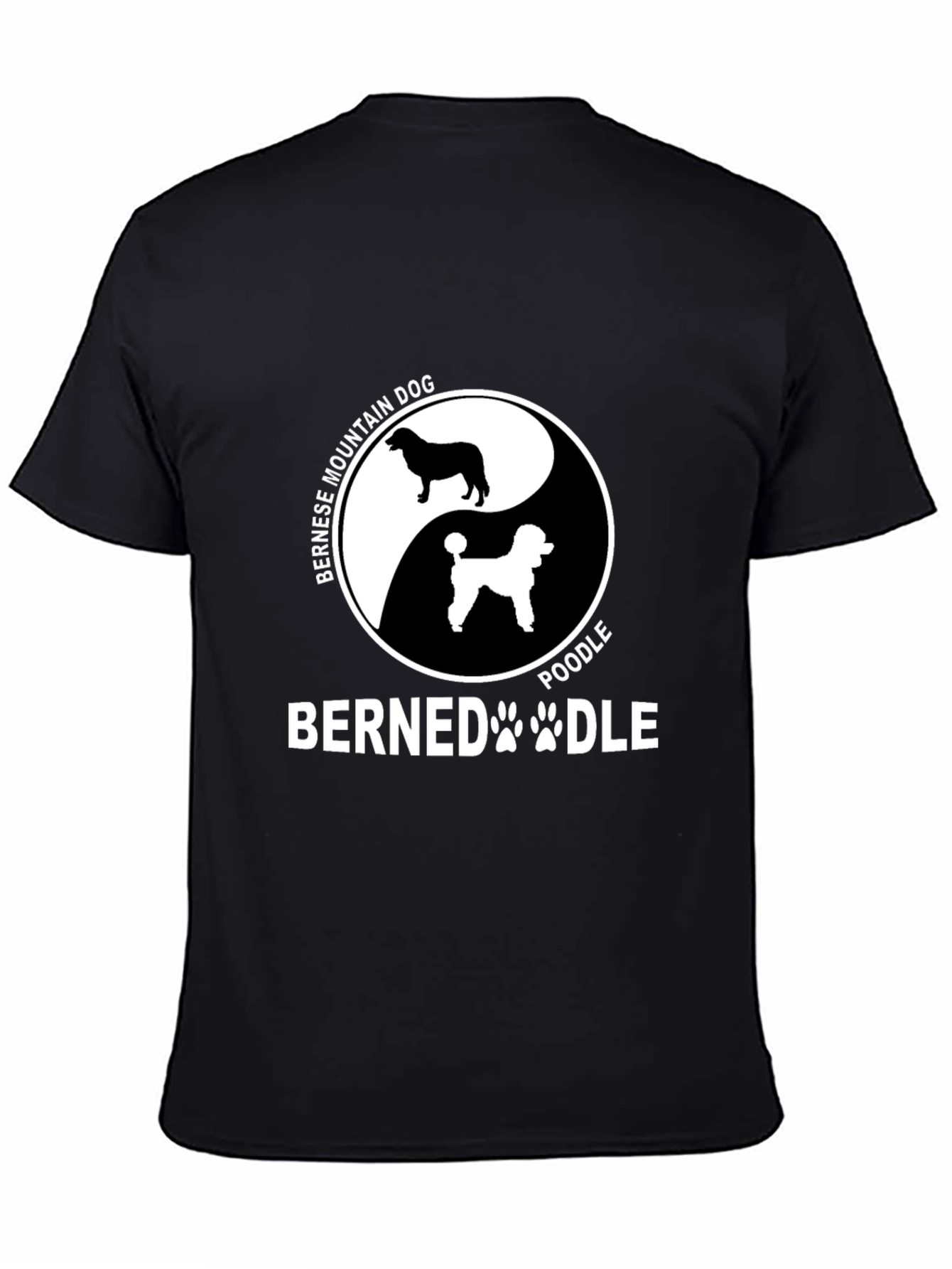 Bernedoodle T-Shirt Yin Yang Dog Breed Tee