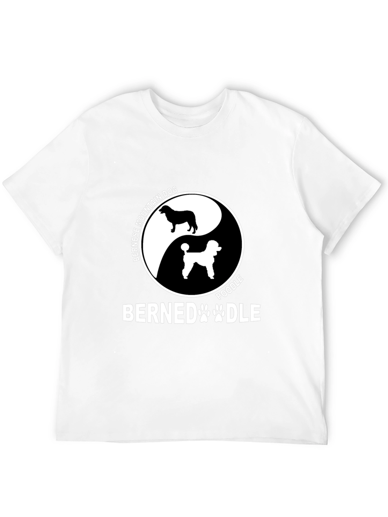 Bernedoodle T-Shirt Yin Yang Dog Breed Tee