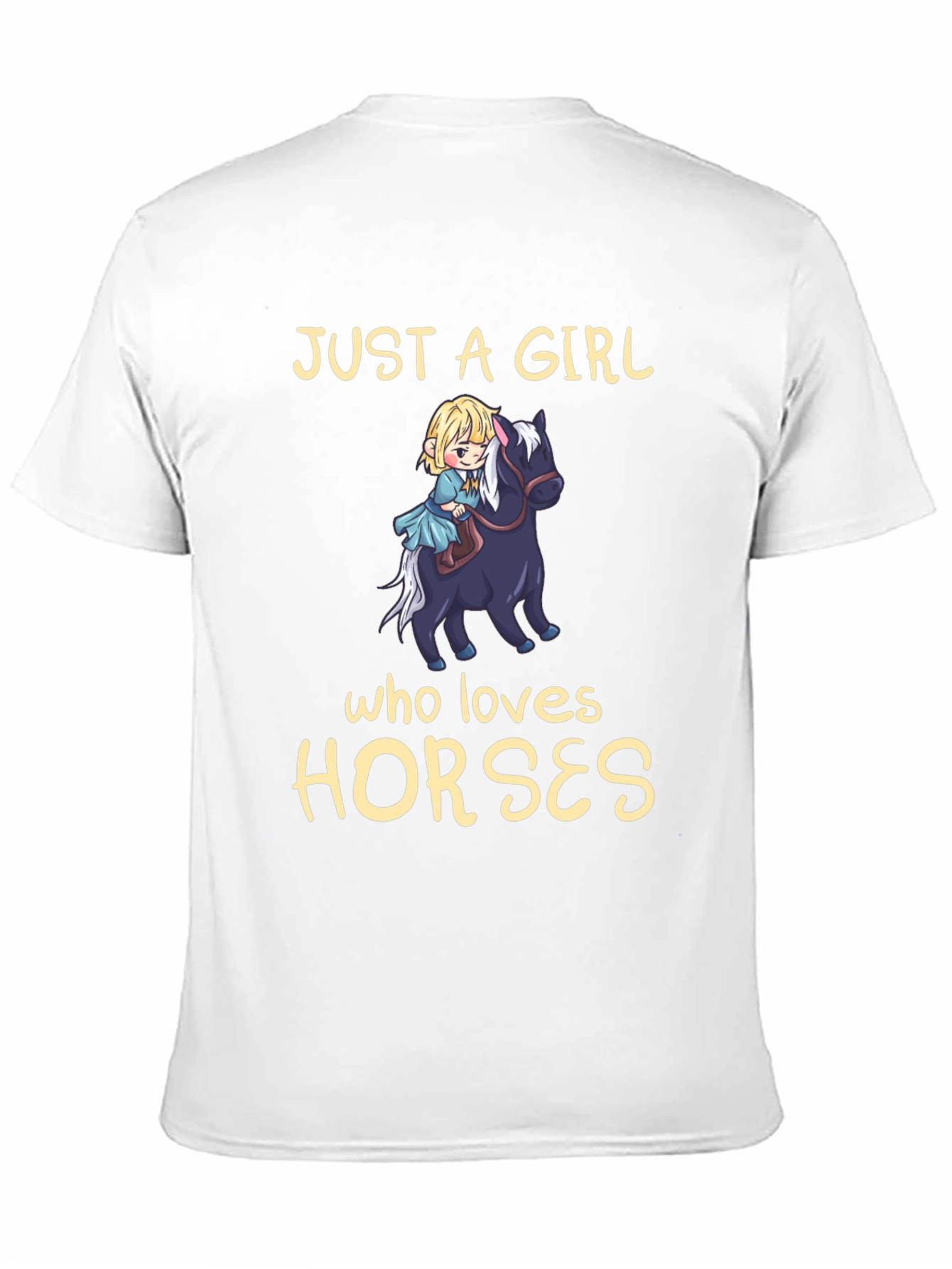 Girl Who Loves Horses T-Shirt