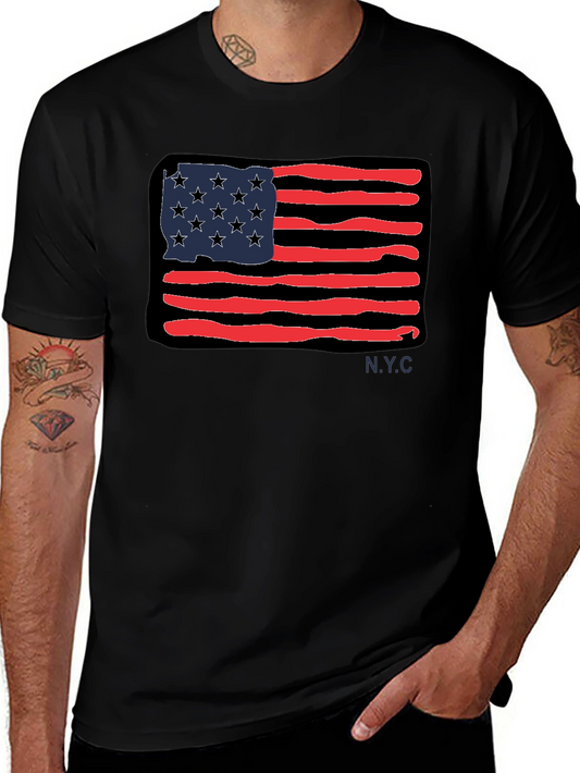 American Flag Graphic Tee - NYC Pride