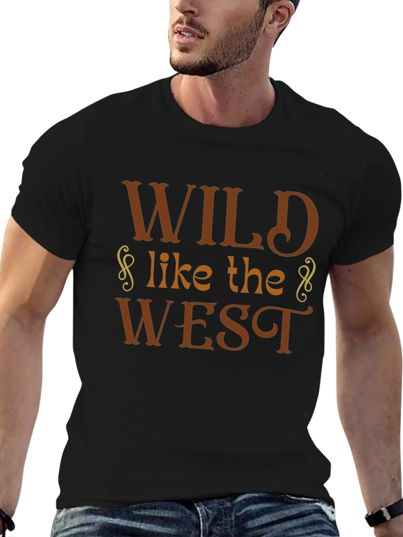 Wild West Graphic Tee - Western Style T-Shirt