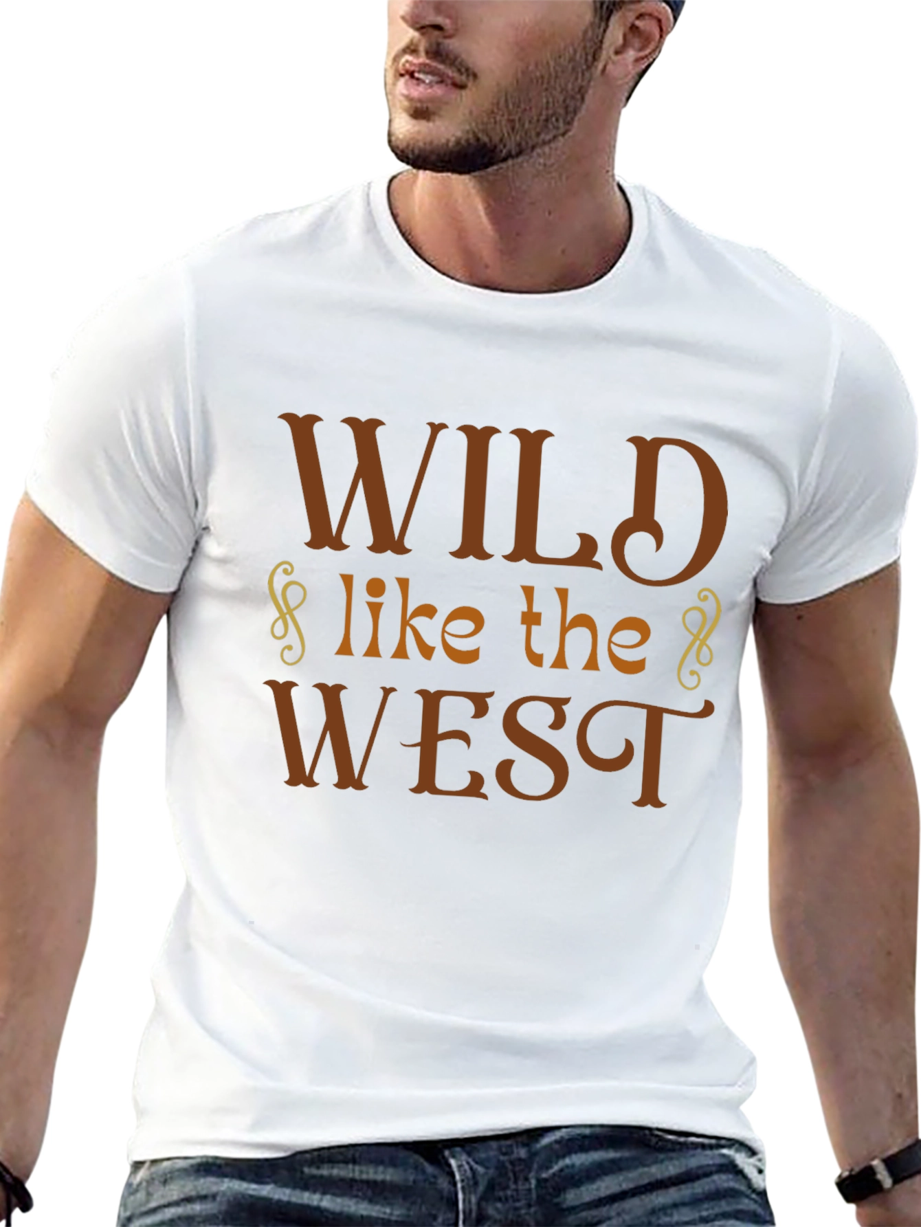 Wild West Graphic Tee - Western Style T-Shirt