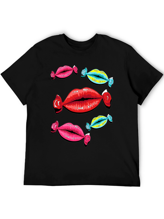 Candy Lips Graphic Tee - Funky & Bold!