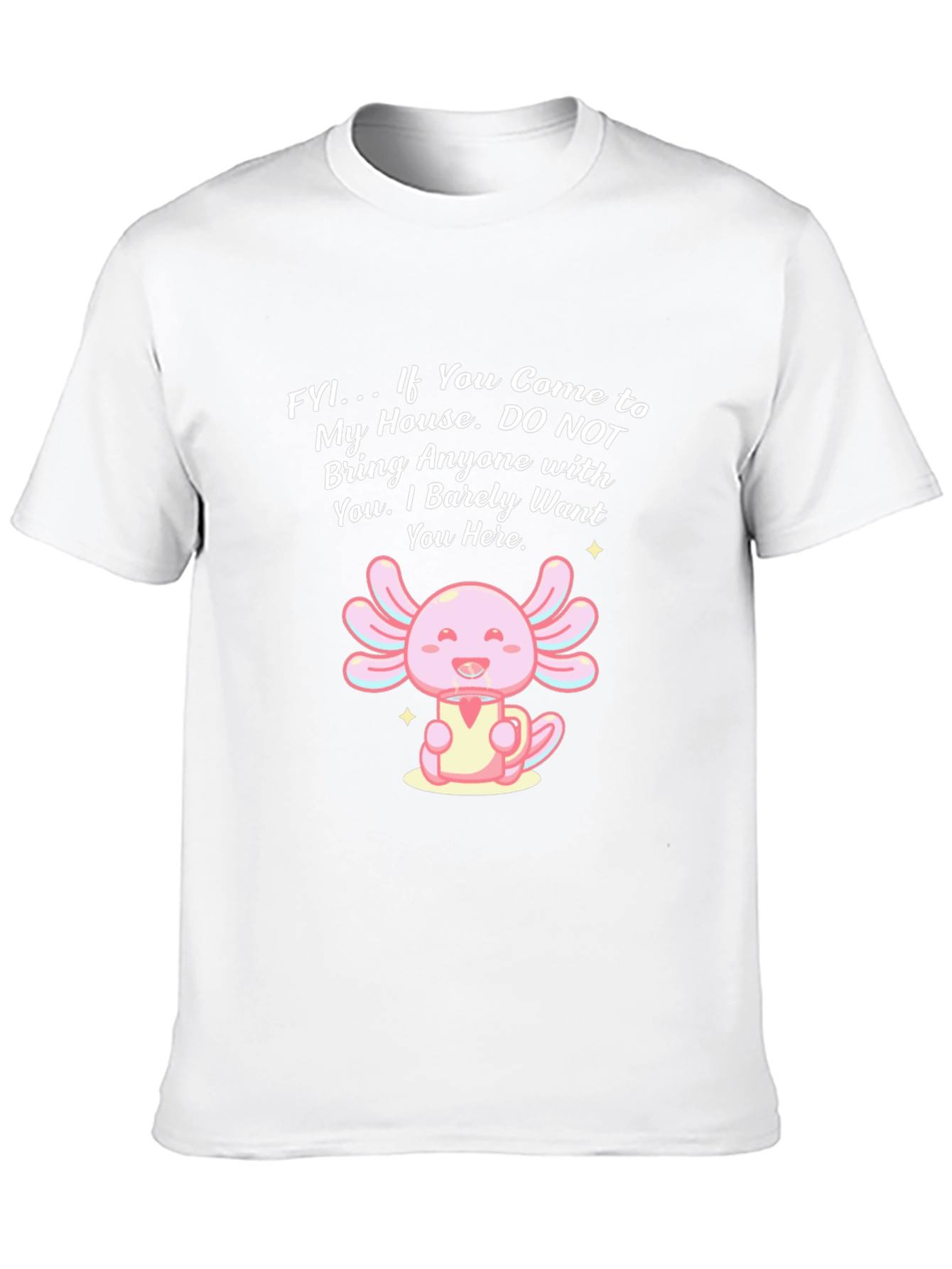 Axolotl Funny Introvert T-Shirt