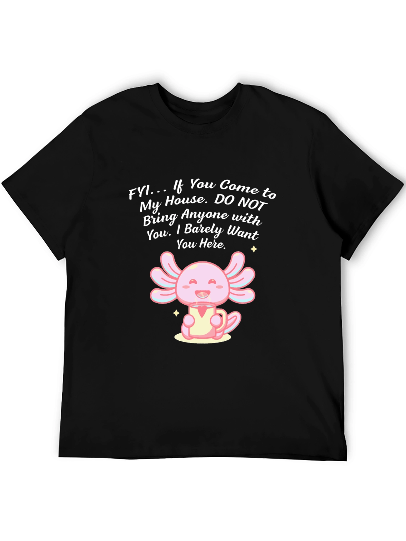 Axolotl Funny Introvert T-Shirt
