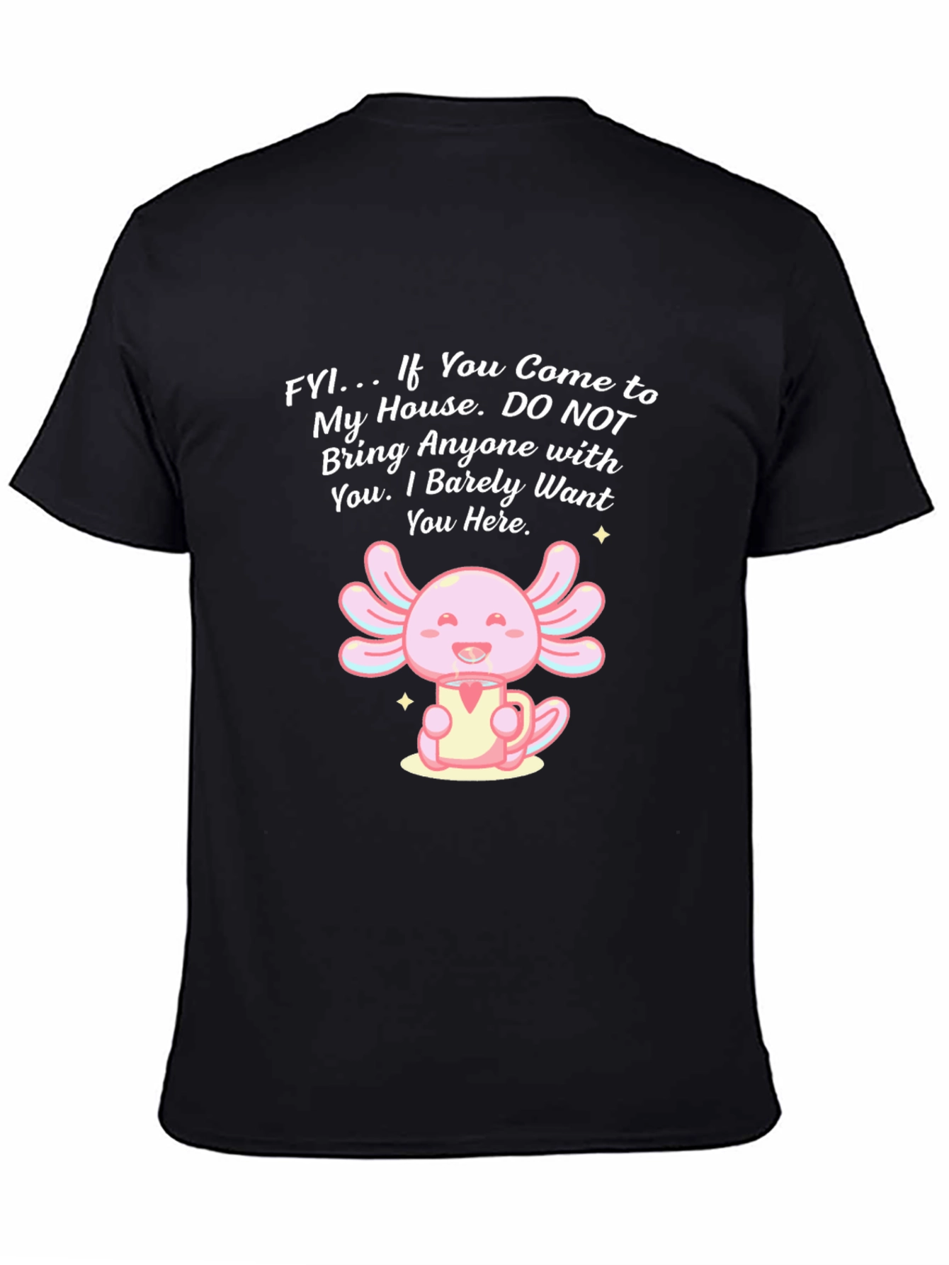 Axolotl Funny Introvert T-Shirt