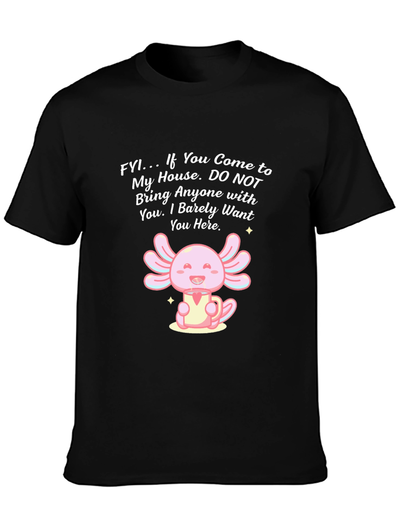 Axolotl Funny Introvert T-Shirt