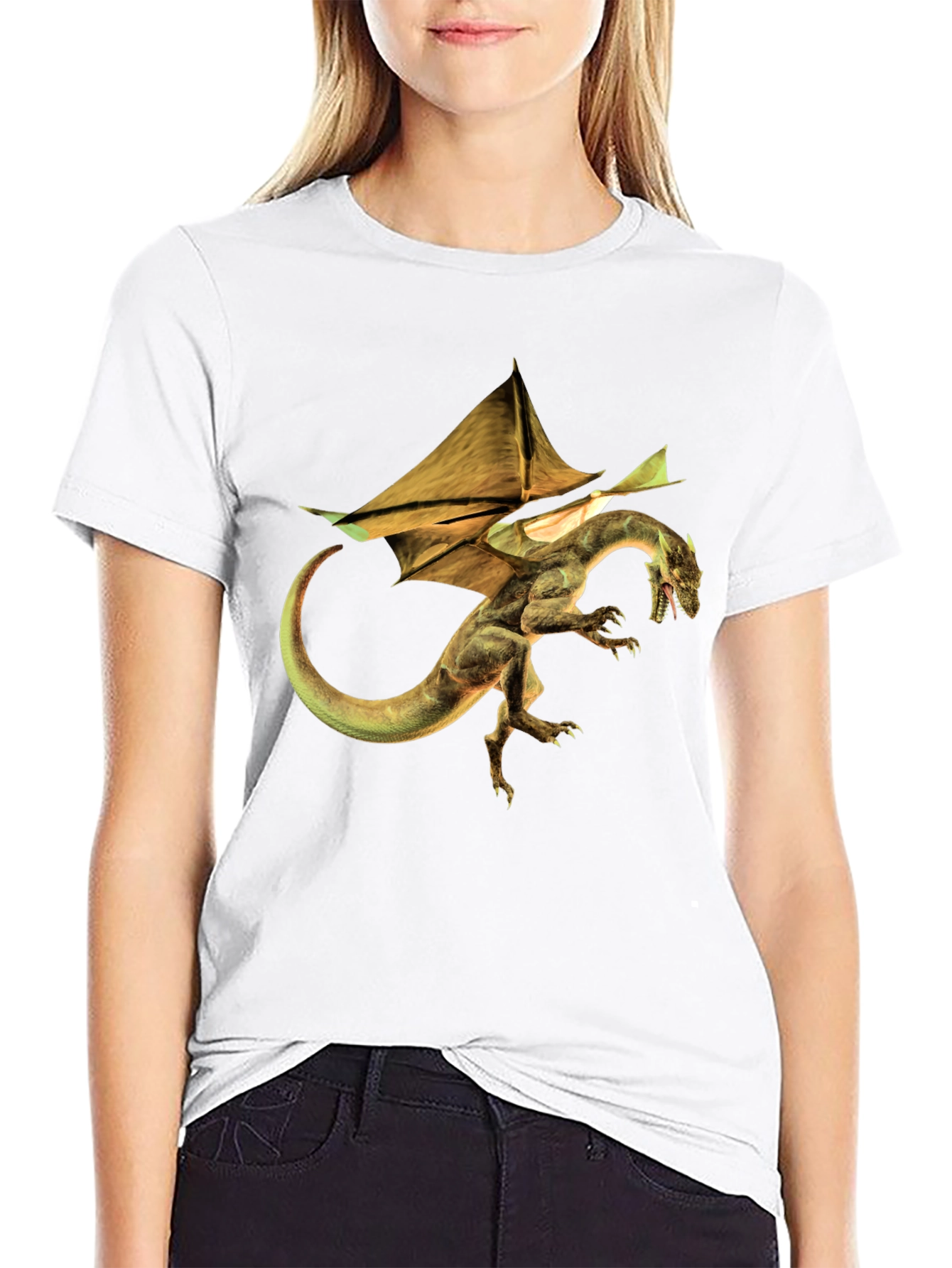 Dragon Graphic Tee - Mens Black T-Shirt
