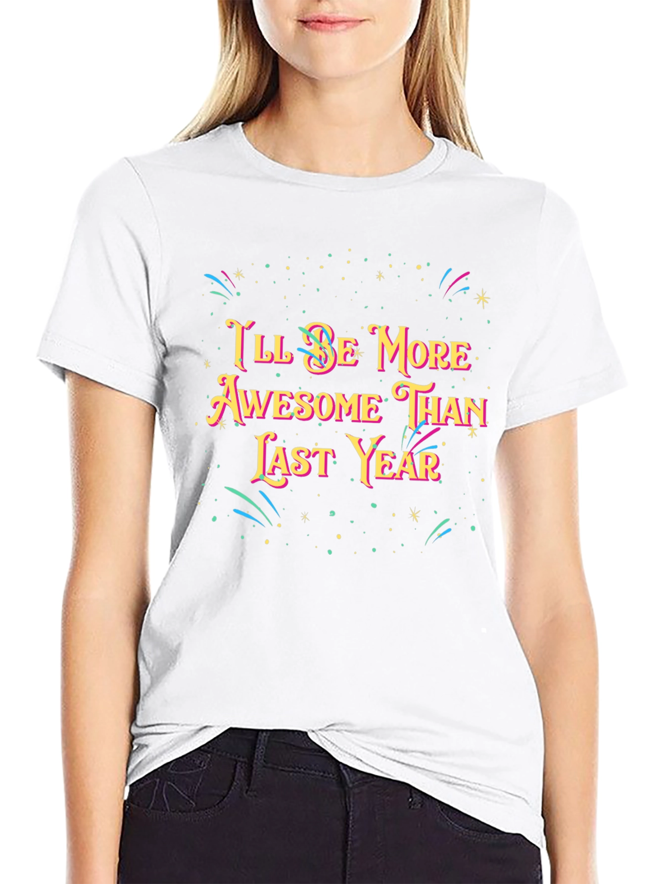 Awesome Than Last Year Black T-Shirt