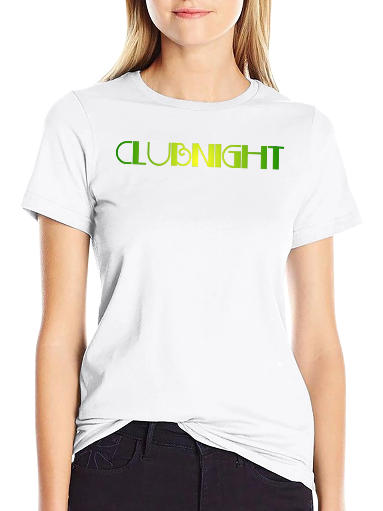 Club Night Graphic Black T-Shirt