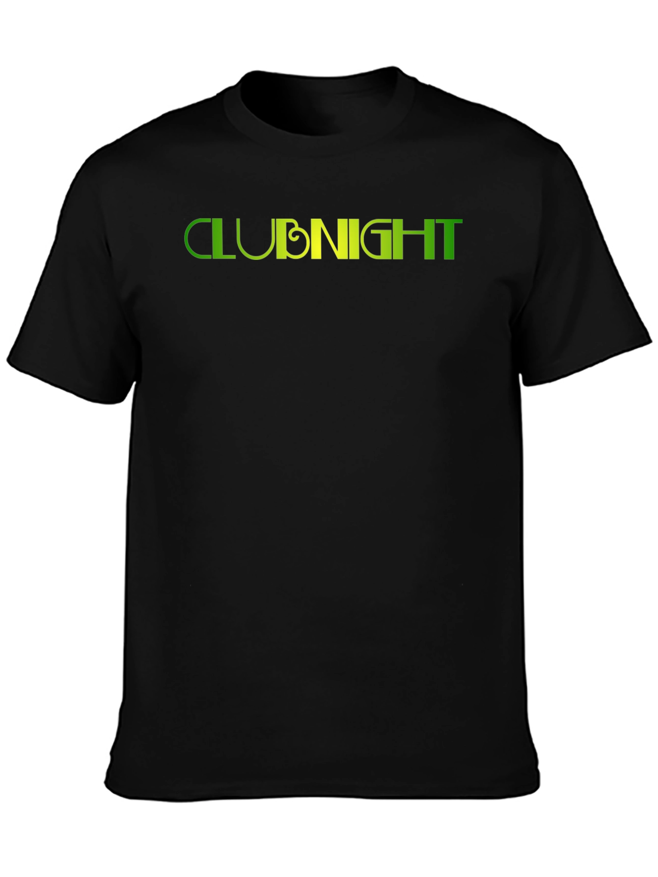 Club Night Graphic Black T-Shirt