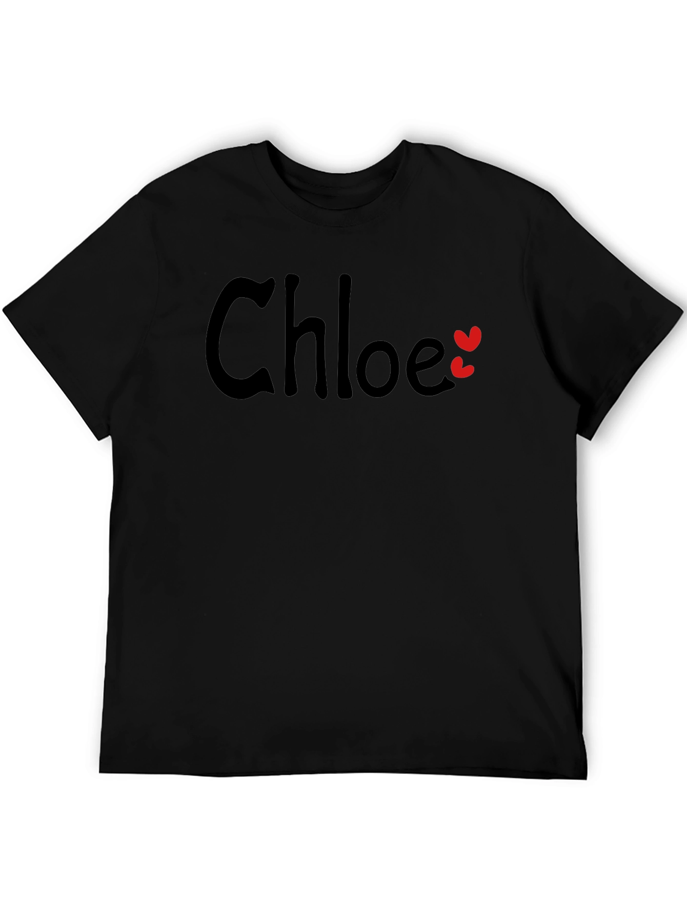Chloe Personalized Heart Tee - Custom Name Shirt