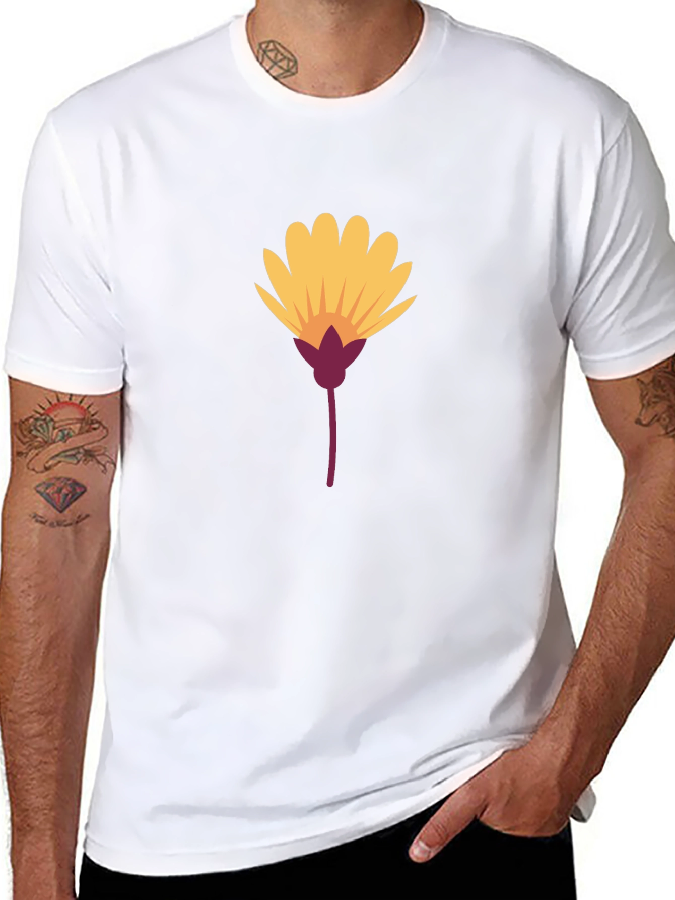 Floral Graphic Print T-Shirt