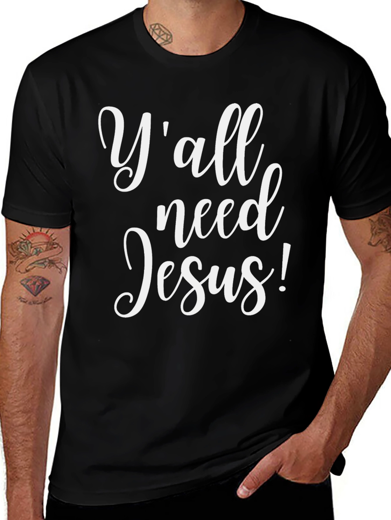 Yall Need Jesus! Graphic T-Shirt