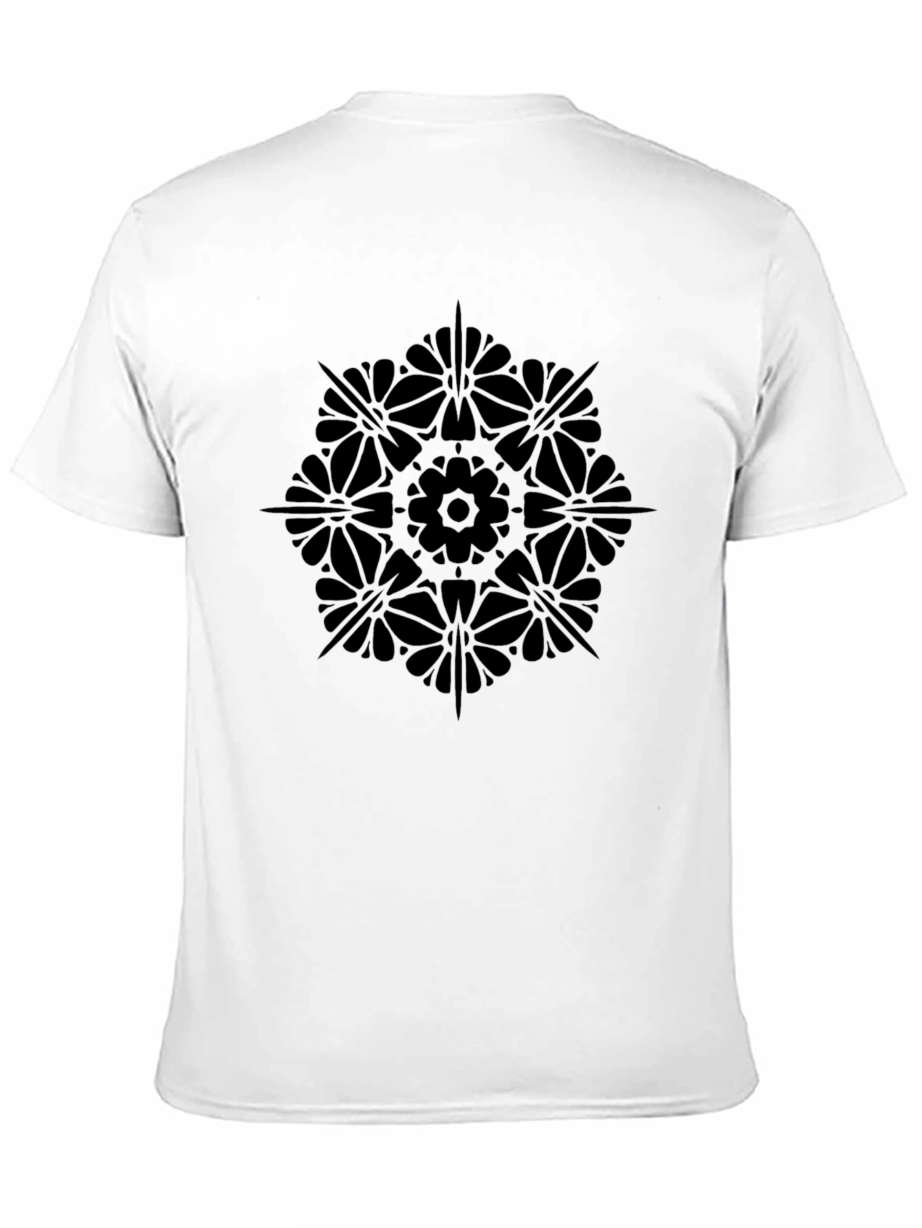 Black Mandala Graphic T-Shirt - Stylish & Comfortable