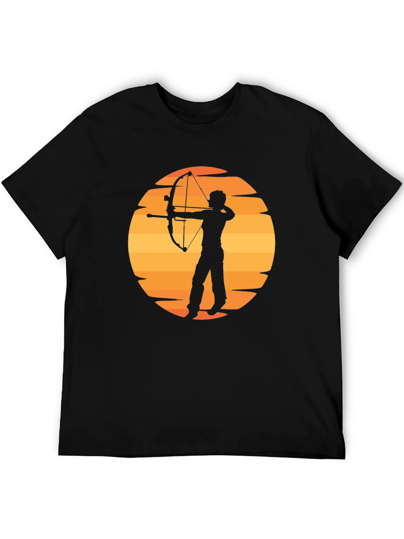 Archery Sunset Graphic T-Shirt