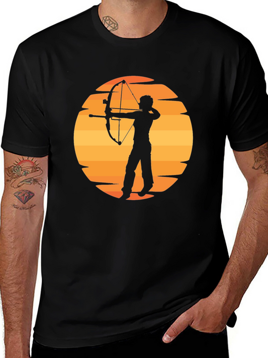 Archery Sunset Graphic T-Shirt