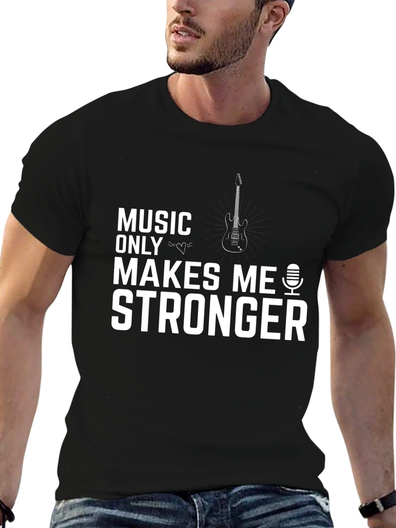 Music Makes Me Stronger Graphic Tee